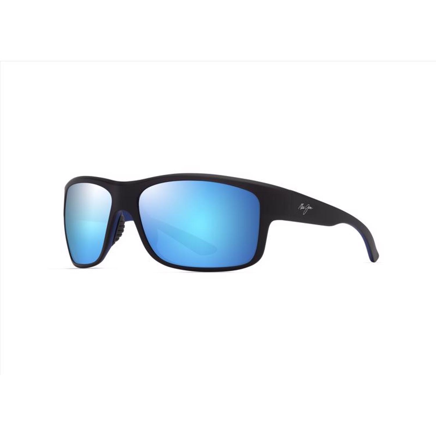 Maui Jim Southern Cross Sunglasses Men's Matte Black/Blue Frame Blue Hawaii Lens Polarized