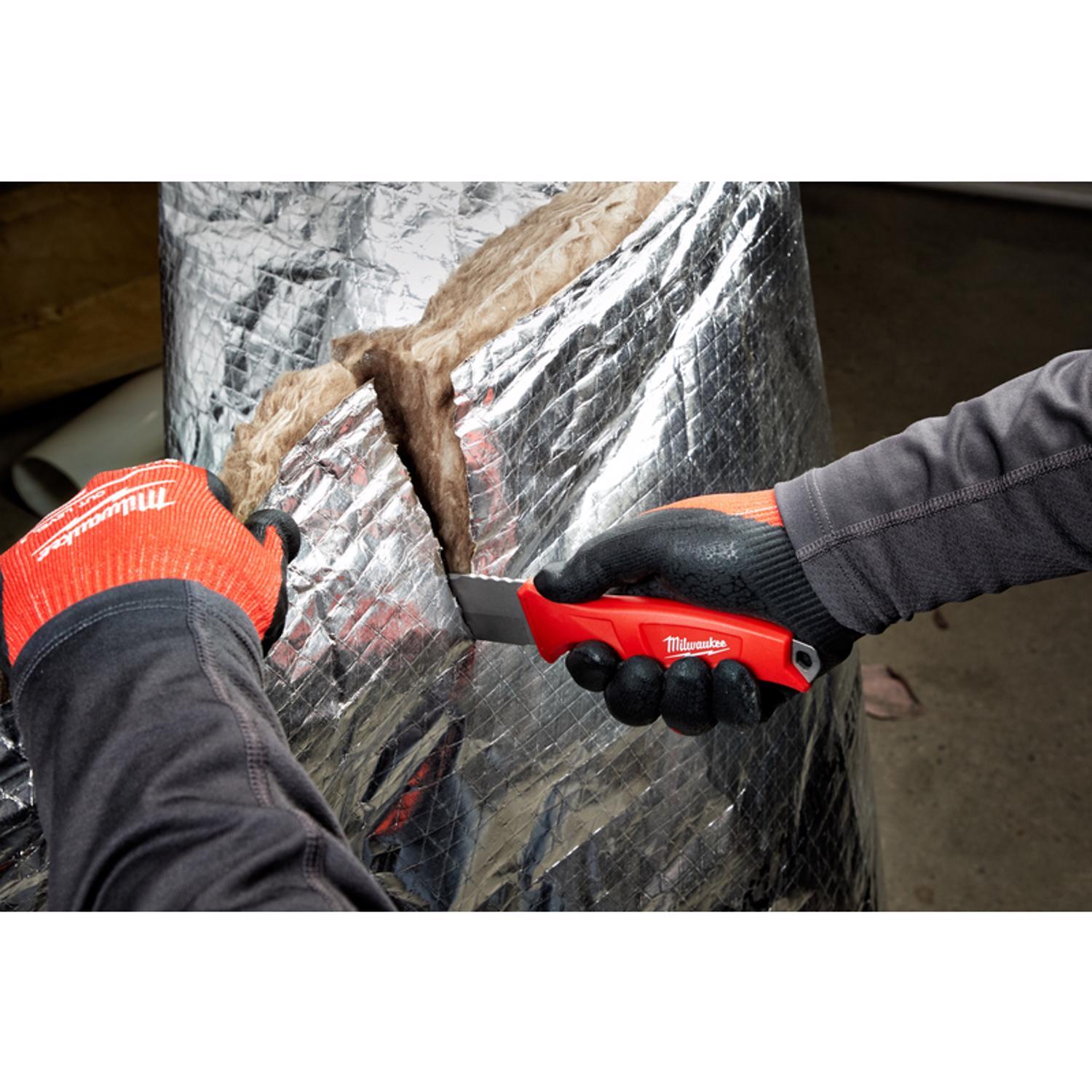 Milwaukee 9-1/2 in. Fixed Blade Knife Red 1 pc