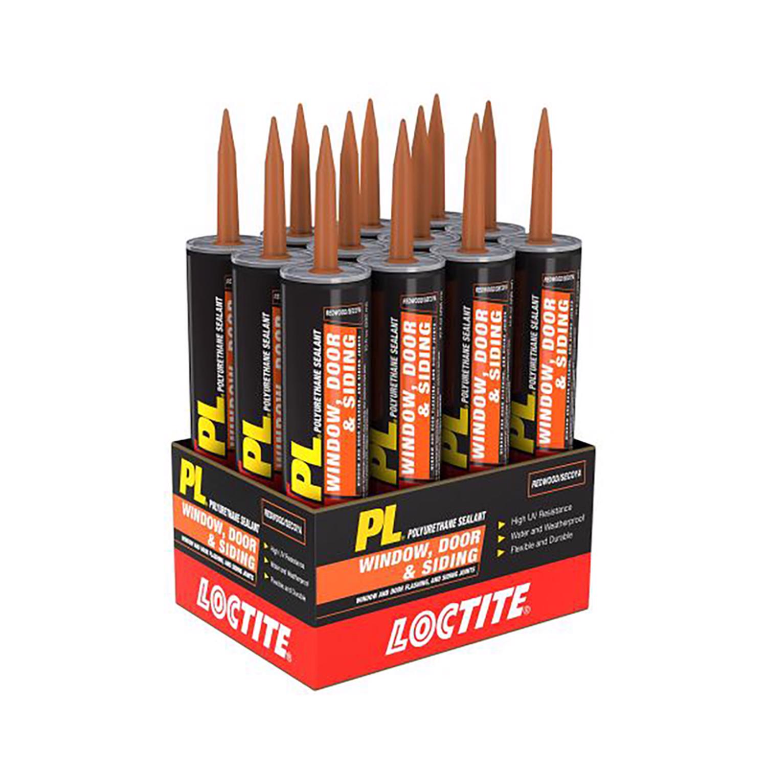 Loctite Pl S40 Redwood Tan Oil-Based Window Door And Siding Sealant 10 Oz