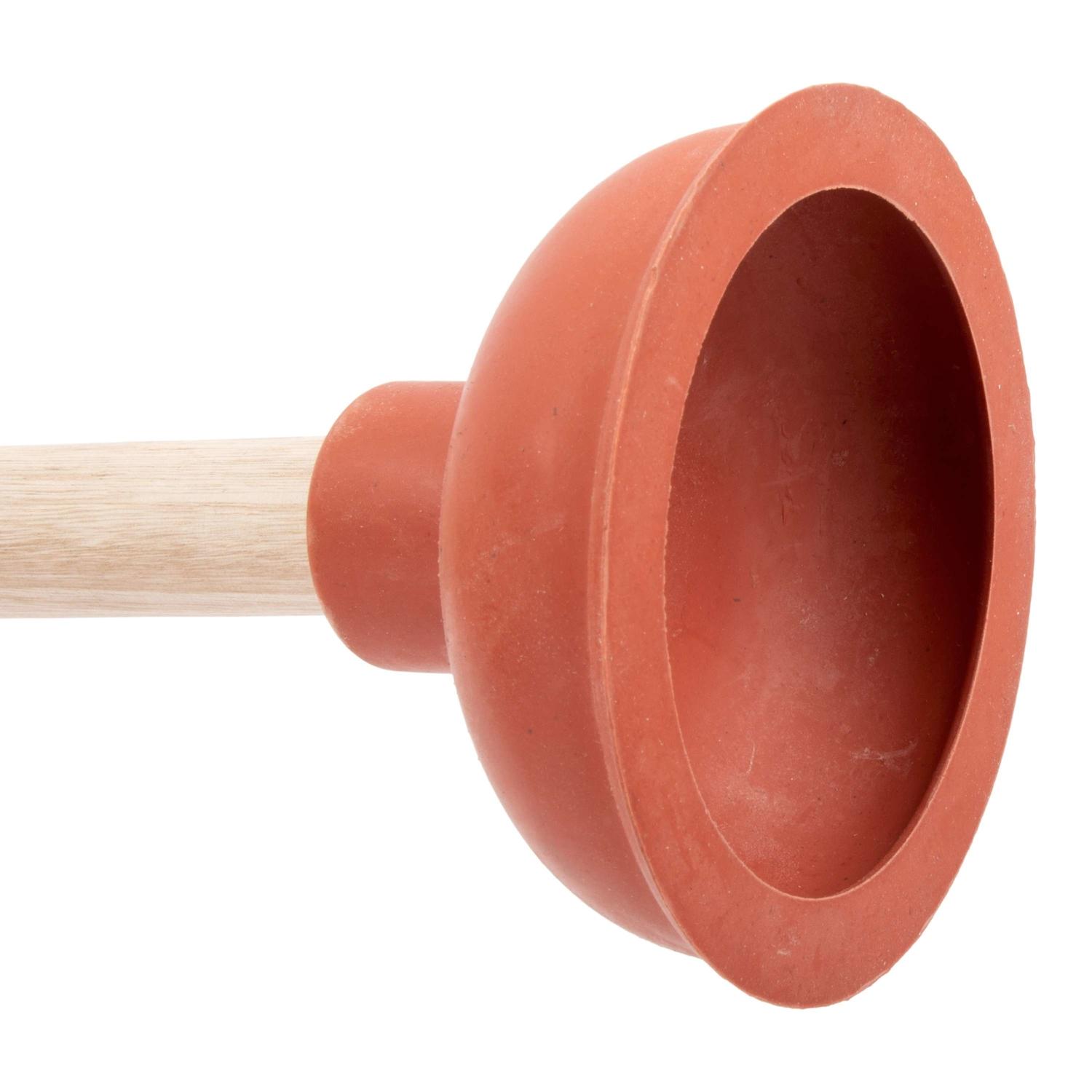 PlumbCraft Plunger 9 in. L X 4 in. D