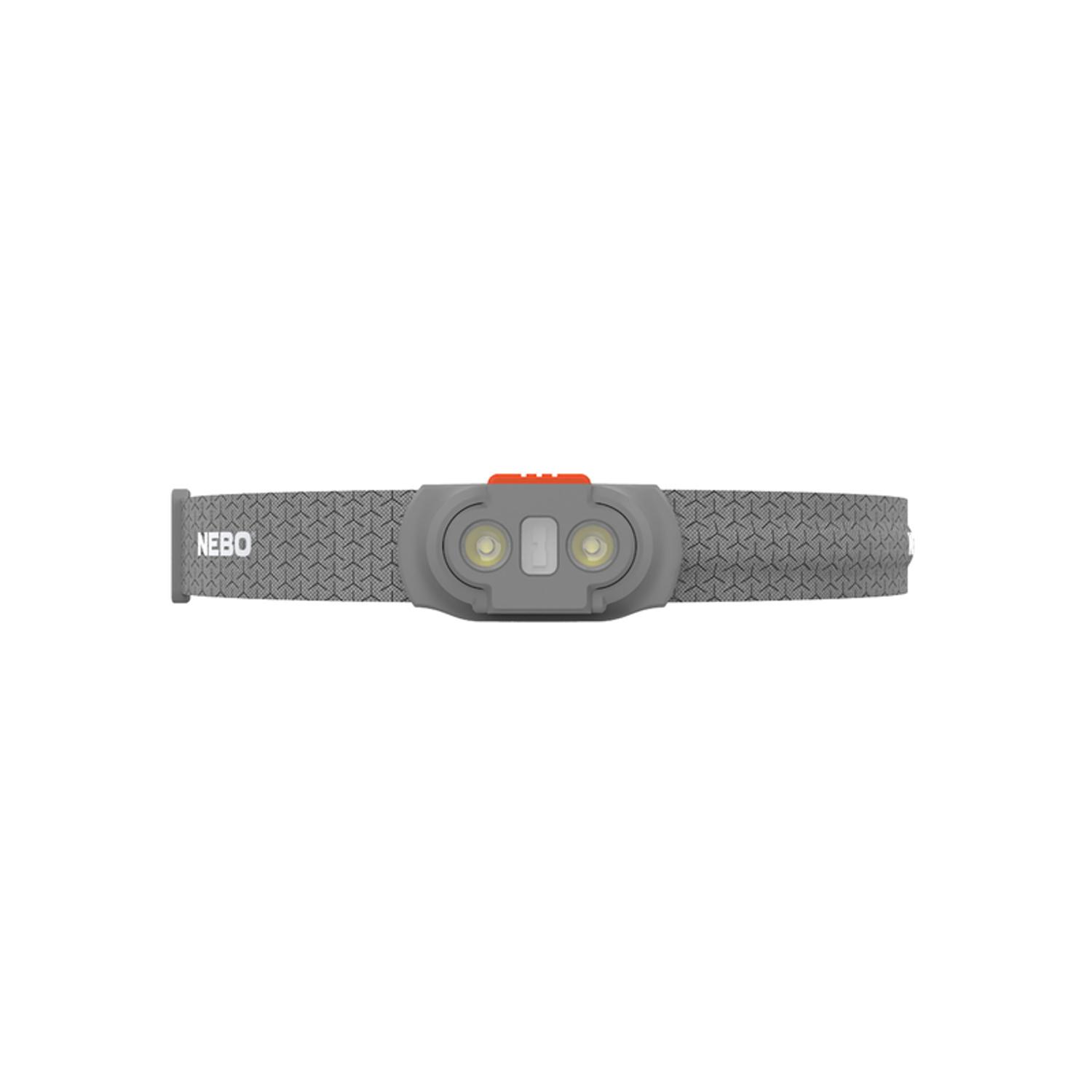 NEBO Einstein 750 lm Gray LED Head Lamp AAA Battery