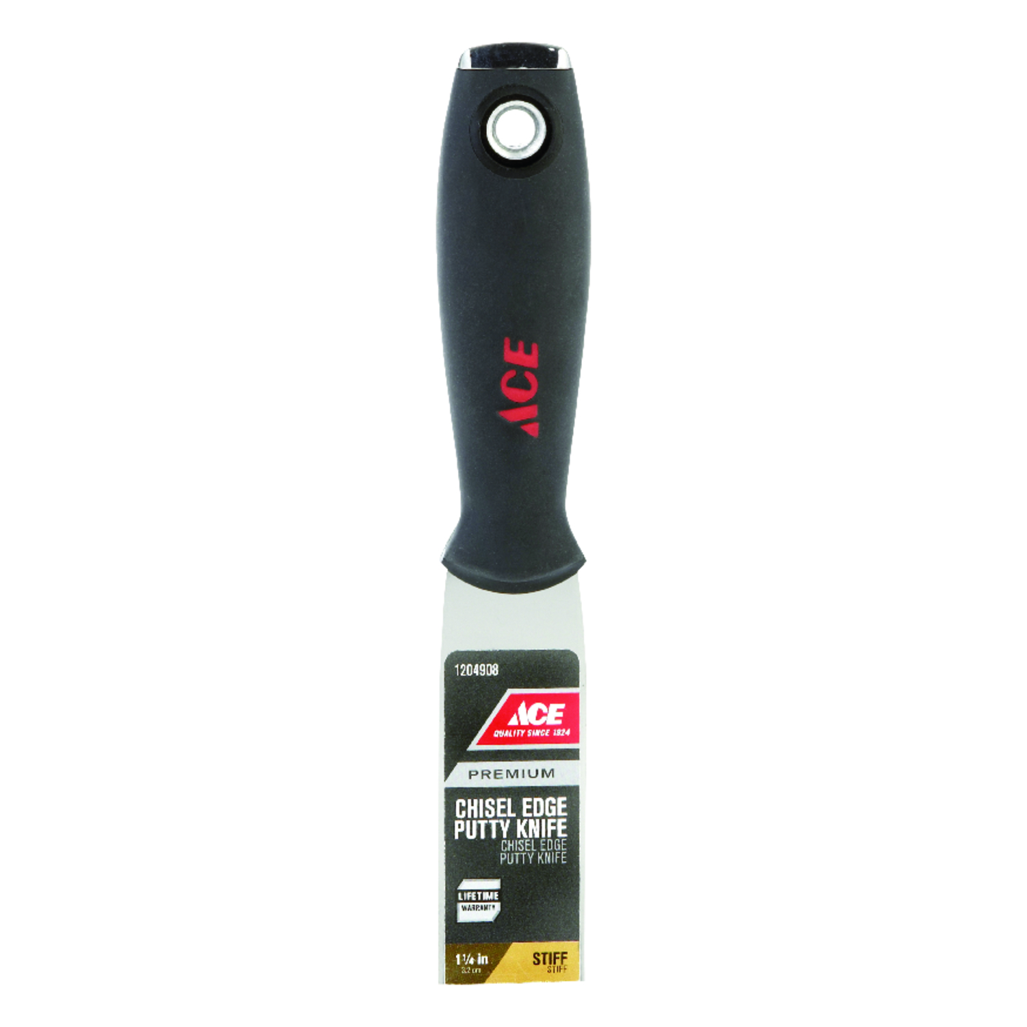 Ace 1.25in. W Carbon Steel Stiff Putty Knife