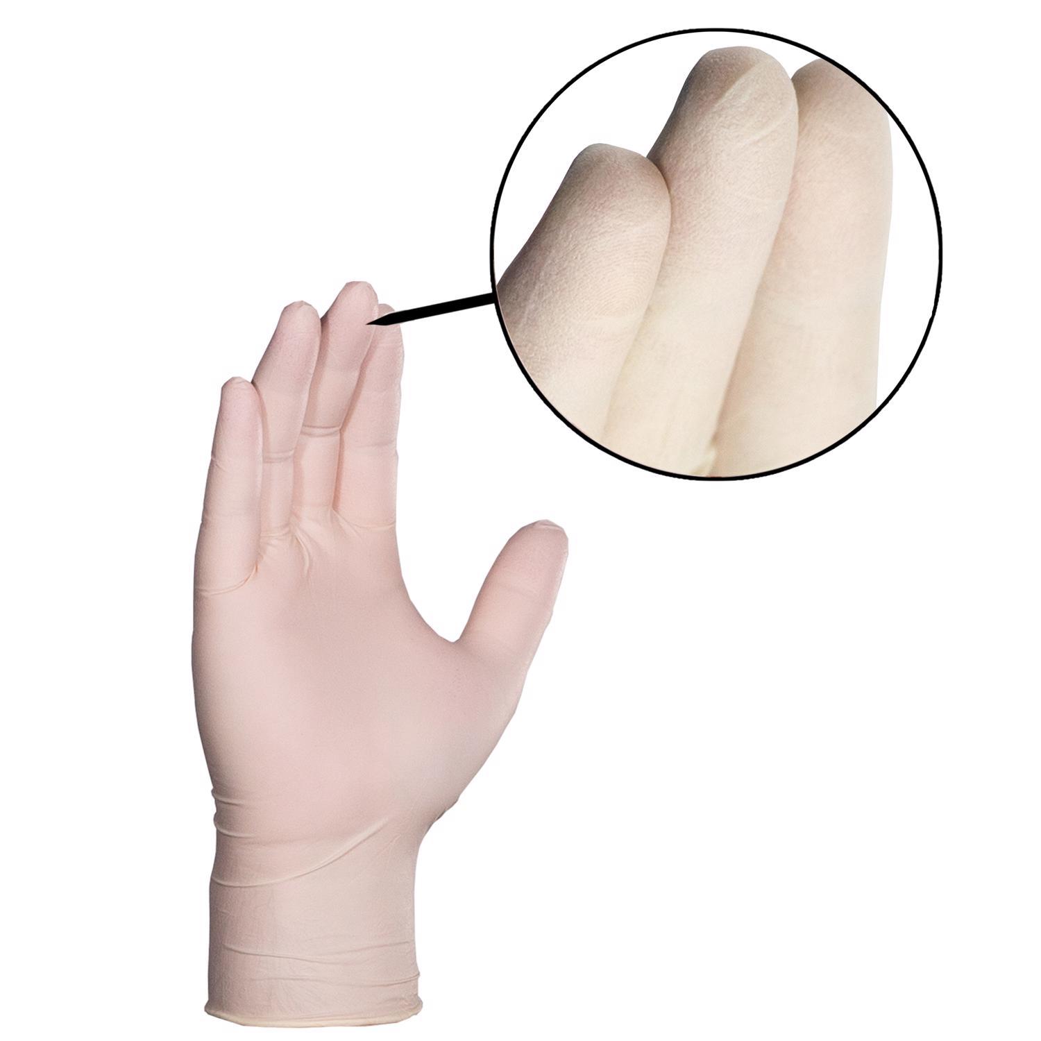 Gloveworks Latex Disposable Gloves Large Ivory Powder Free 100 pk