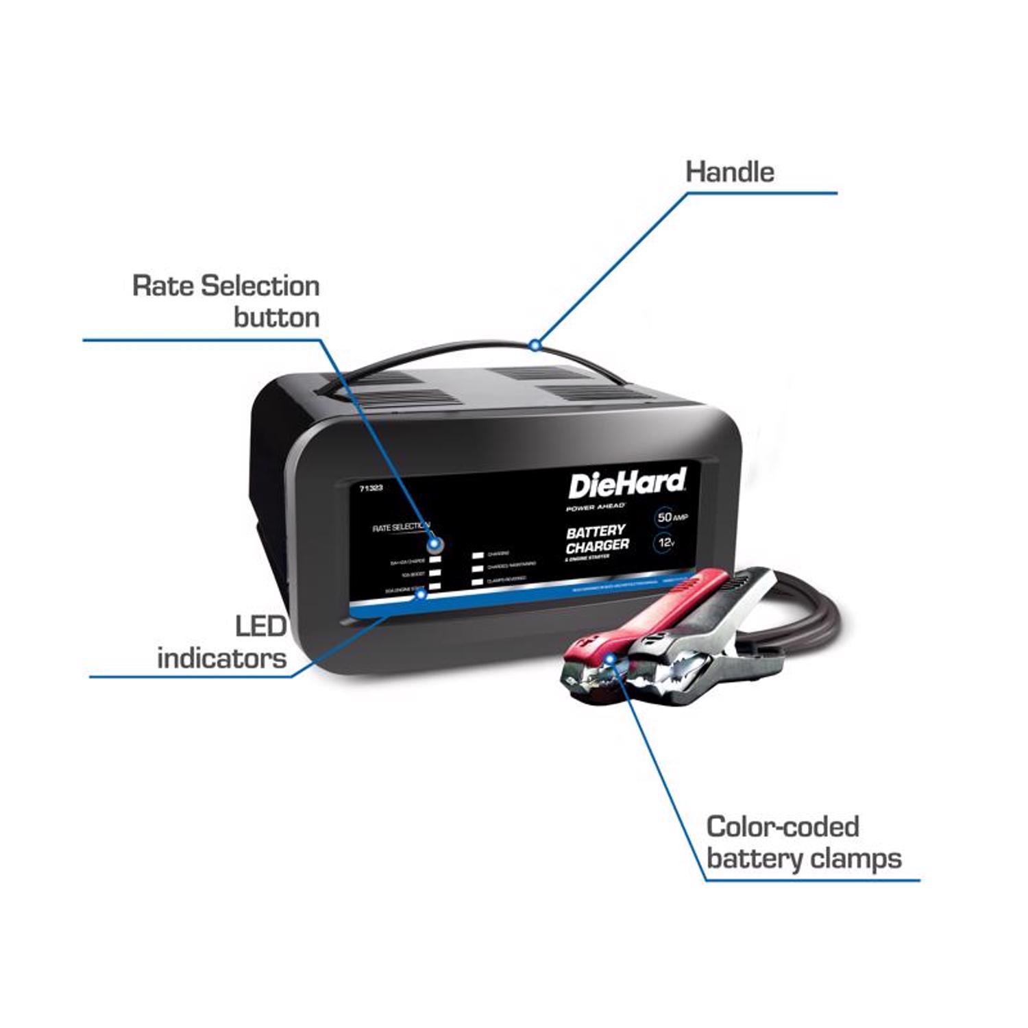 DieHard Automatic 12 V 50 amps Battery Charger