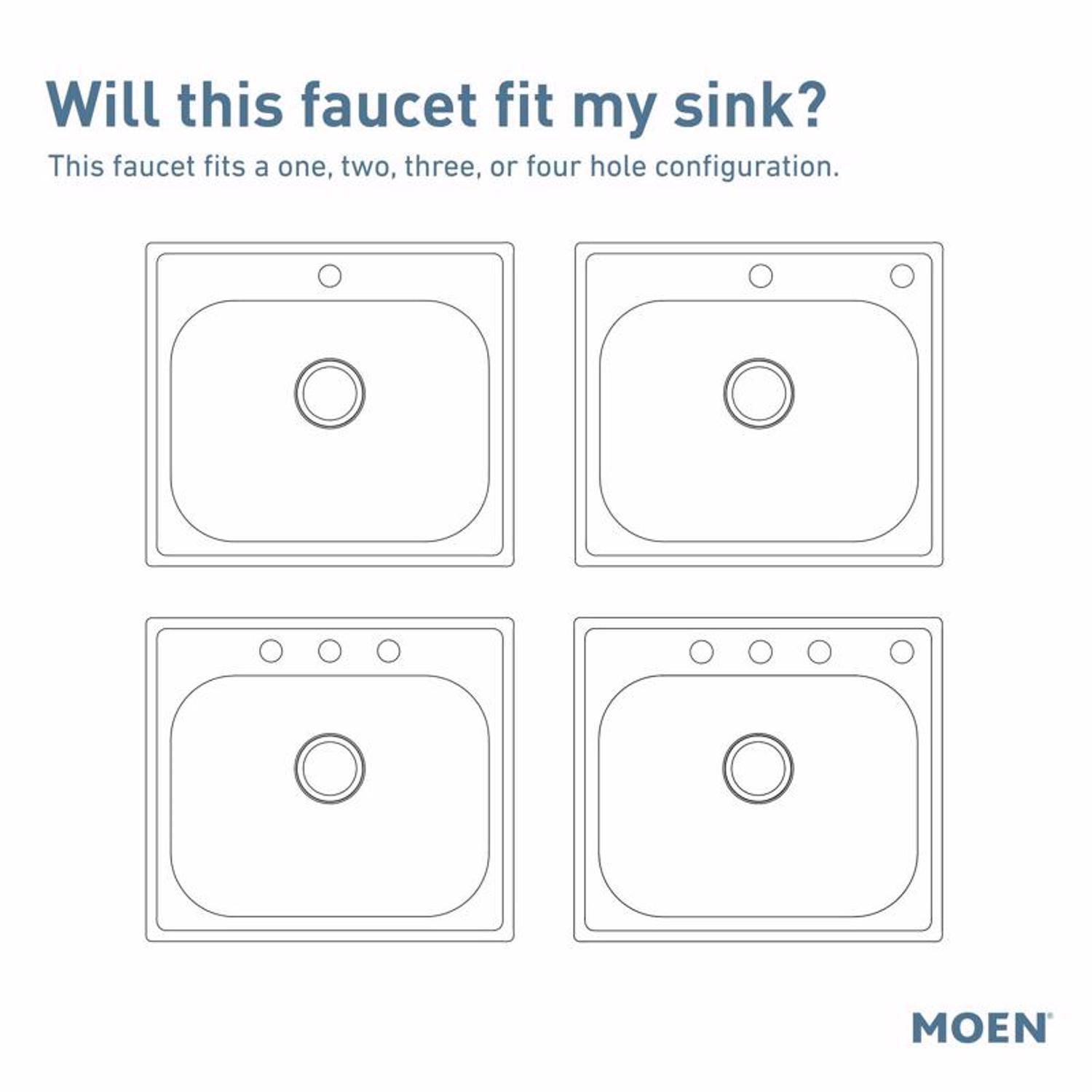 Moen Bayhill One Handle Bronze Pull-Down Kitchen Faucet