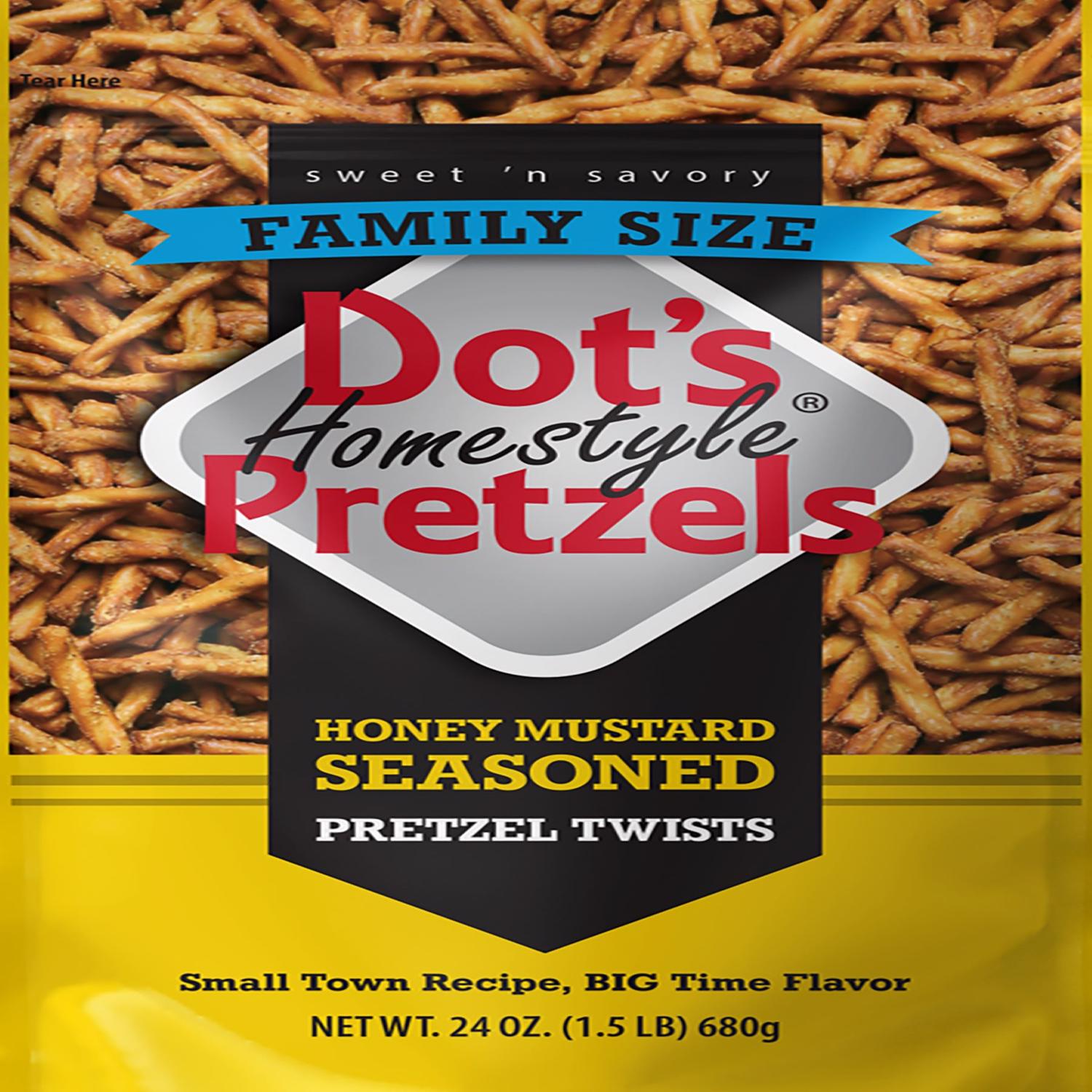 Dot's Homestyle Honey Mustard Pretzels 24 oz Bagged