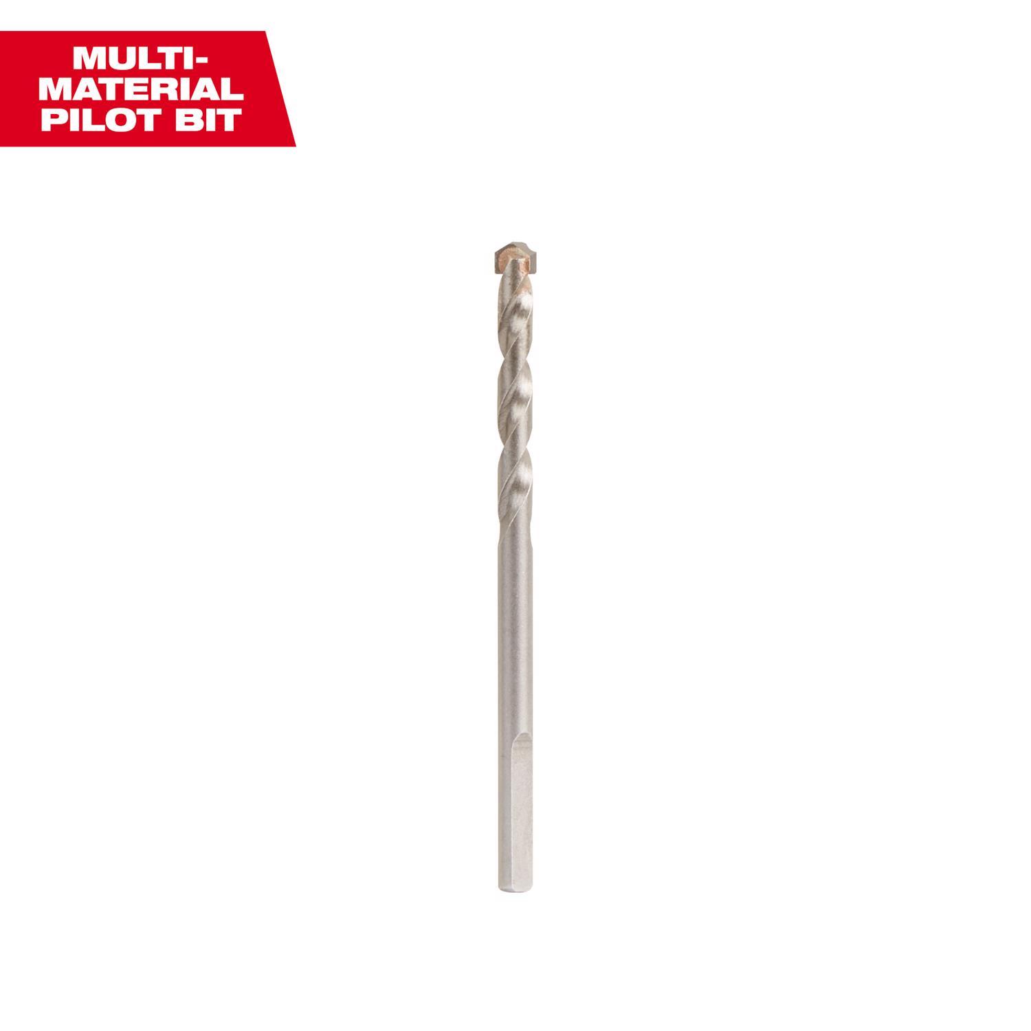 Milwaukee Big Hawg 5/16 in. Carbide Tipped 4-1/2 in. L X 5/16 in. D Hole Saw Pilot Bit