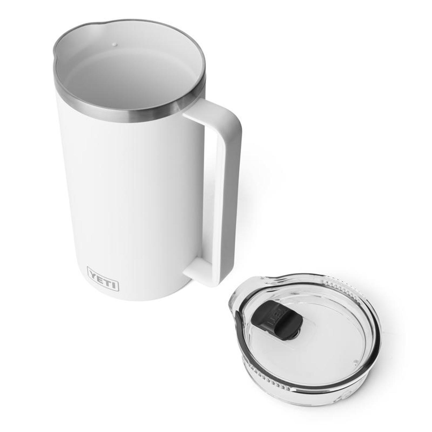 YETI Rambler 64 oz White Pitcher Stainless Steel