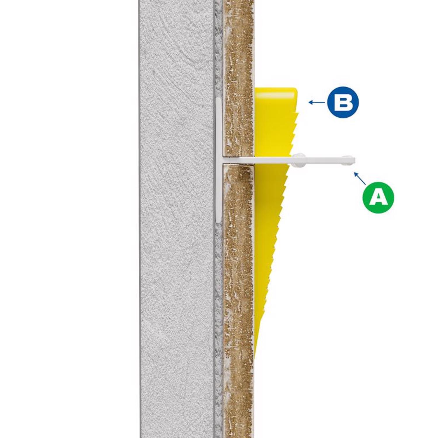 QEP Lash 1.55 in. H X 0.05 in. W X.78 in. L Plastic Tile Spacer Clips 300 pk