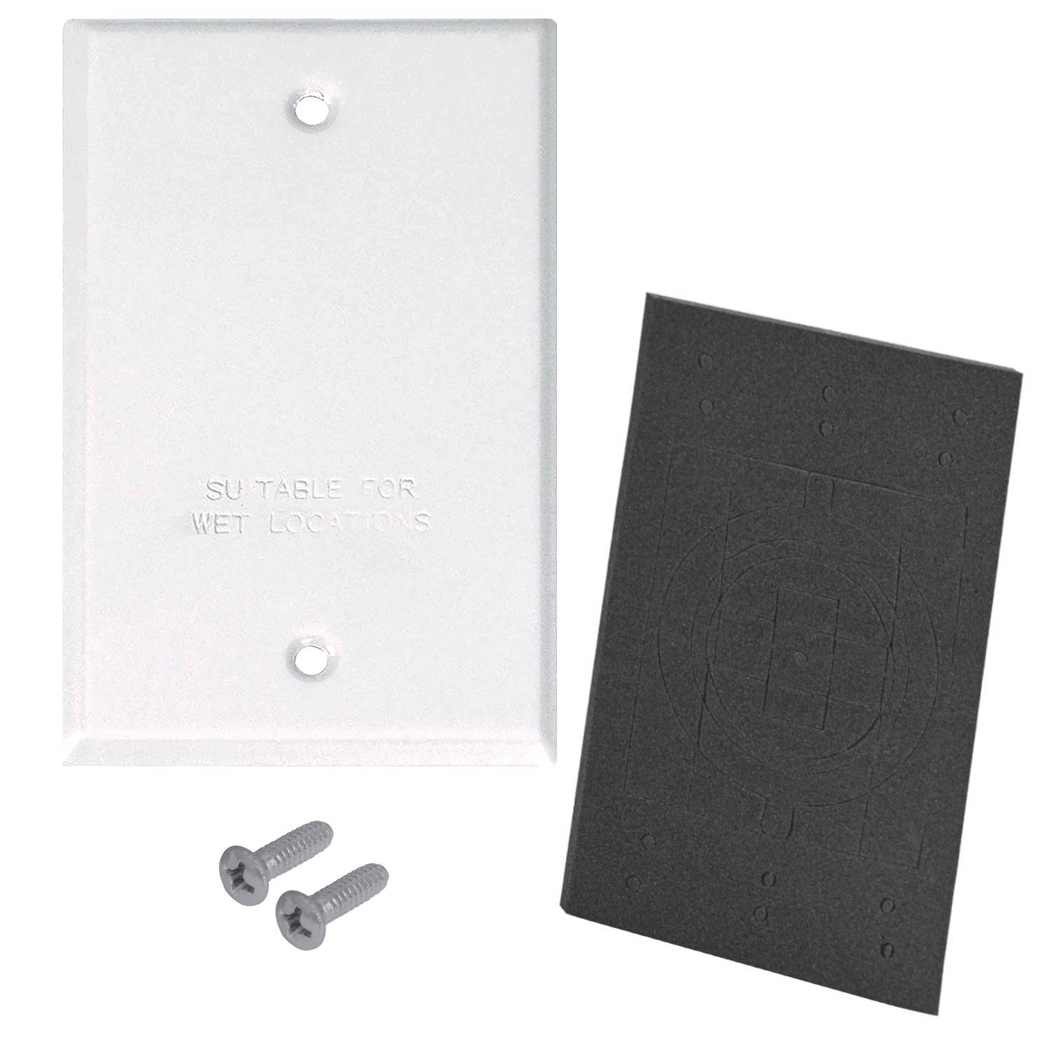 Sigma Engineered Solutions Rectangle Steel 1 gang 4.52 in. H X 2.77 in. W Flat Box Cover