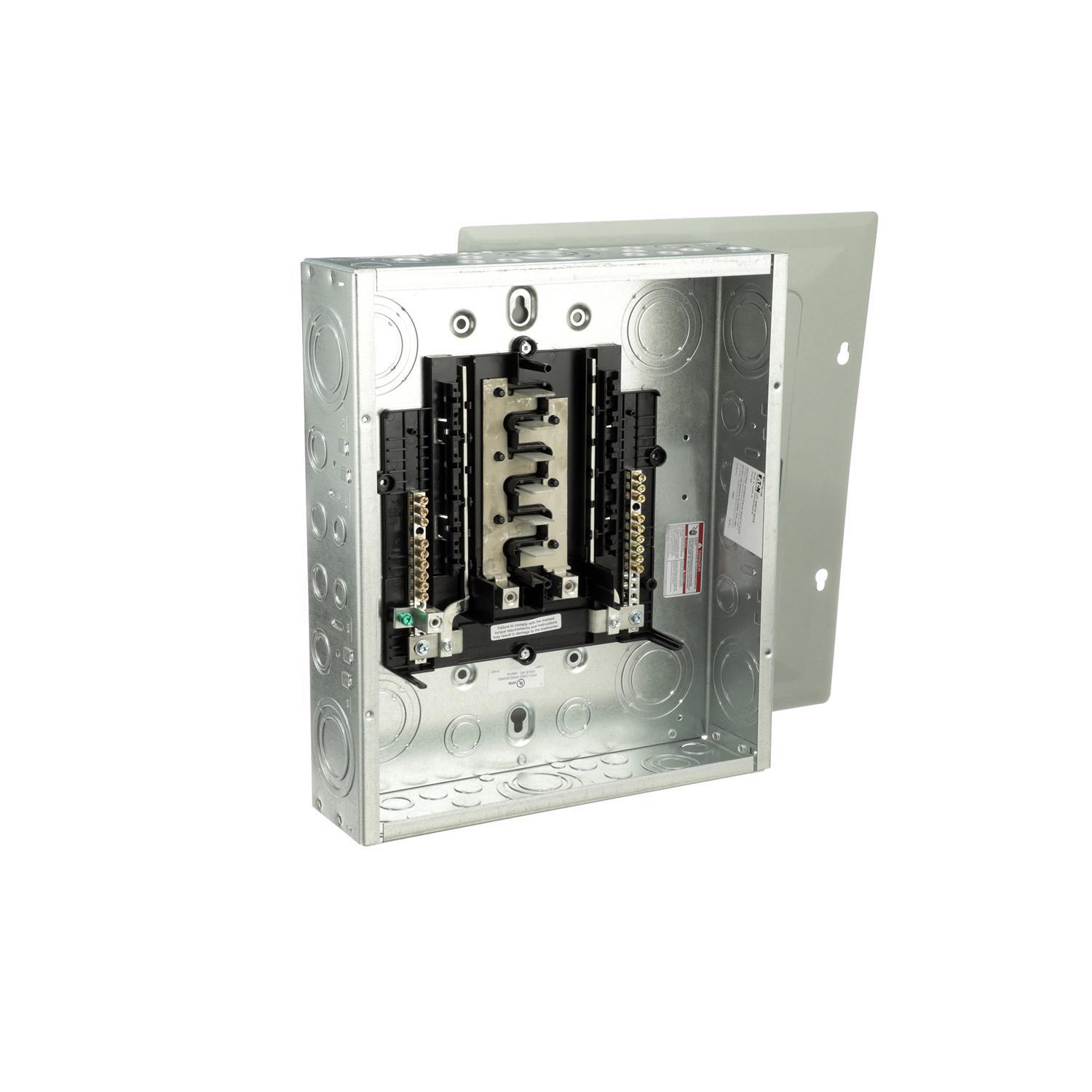 Eaton 125 amps 120/240 V 12 space 24 circuits Combination Mount Main Lug Load Center