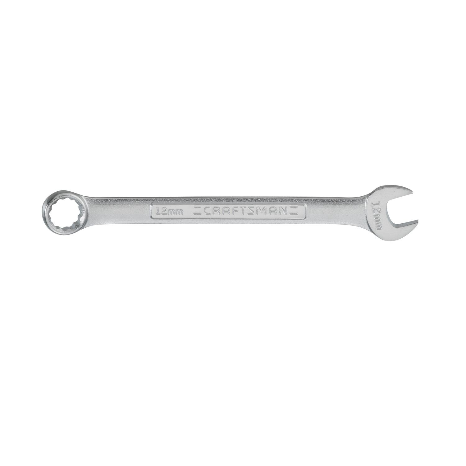 CRAFTSMAN 12 mm X 12 mm 12 Point Metric Combination Wrench 5.8 in. L 1 pc