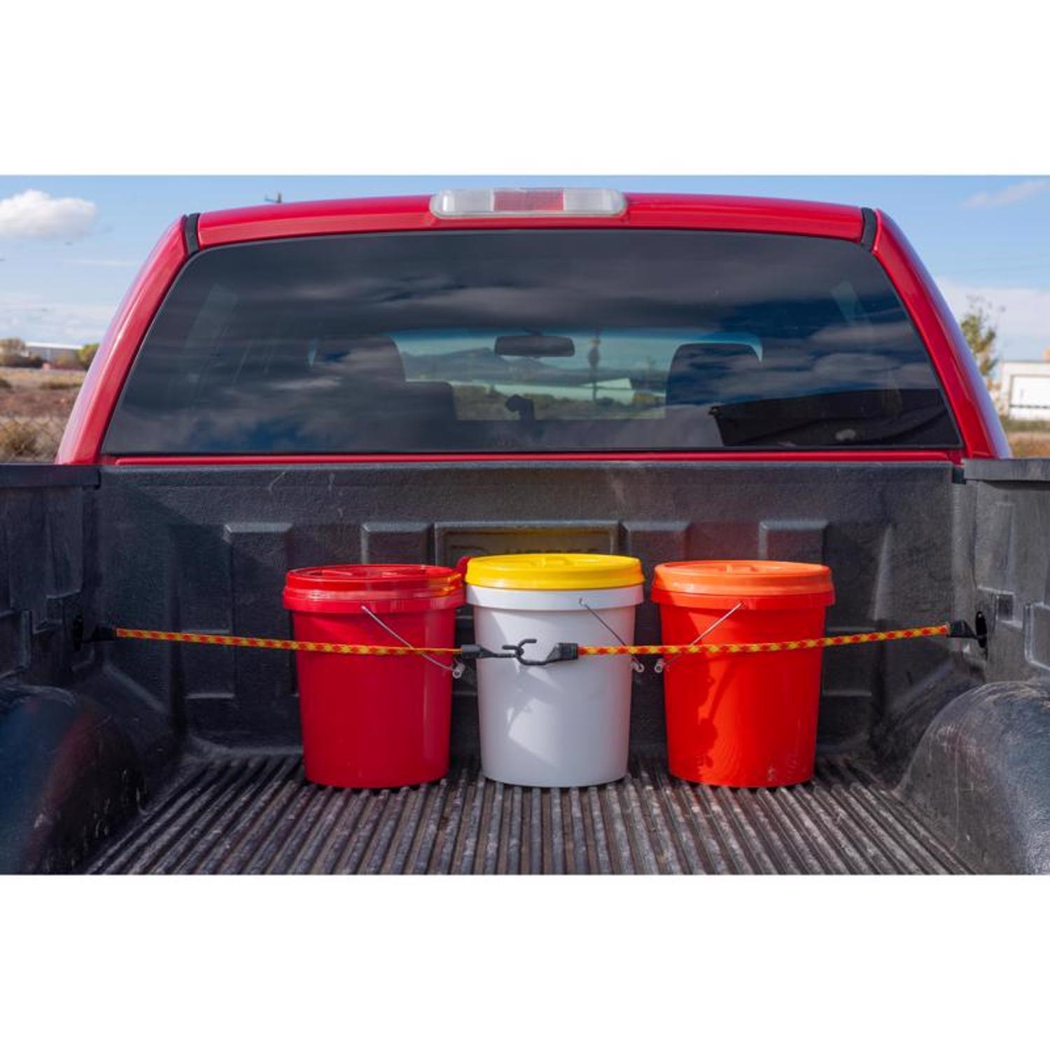 Keeper Assorted Flat Bungee Cord 18 in. L X.0787 in. 6 pk