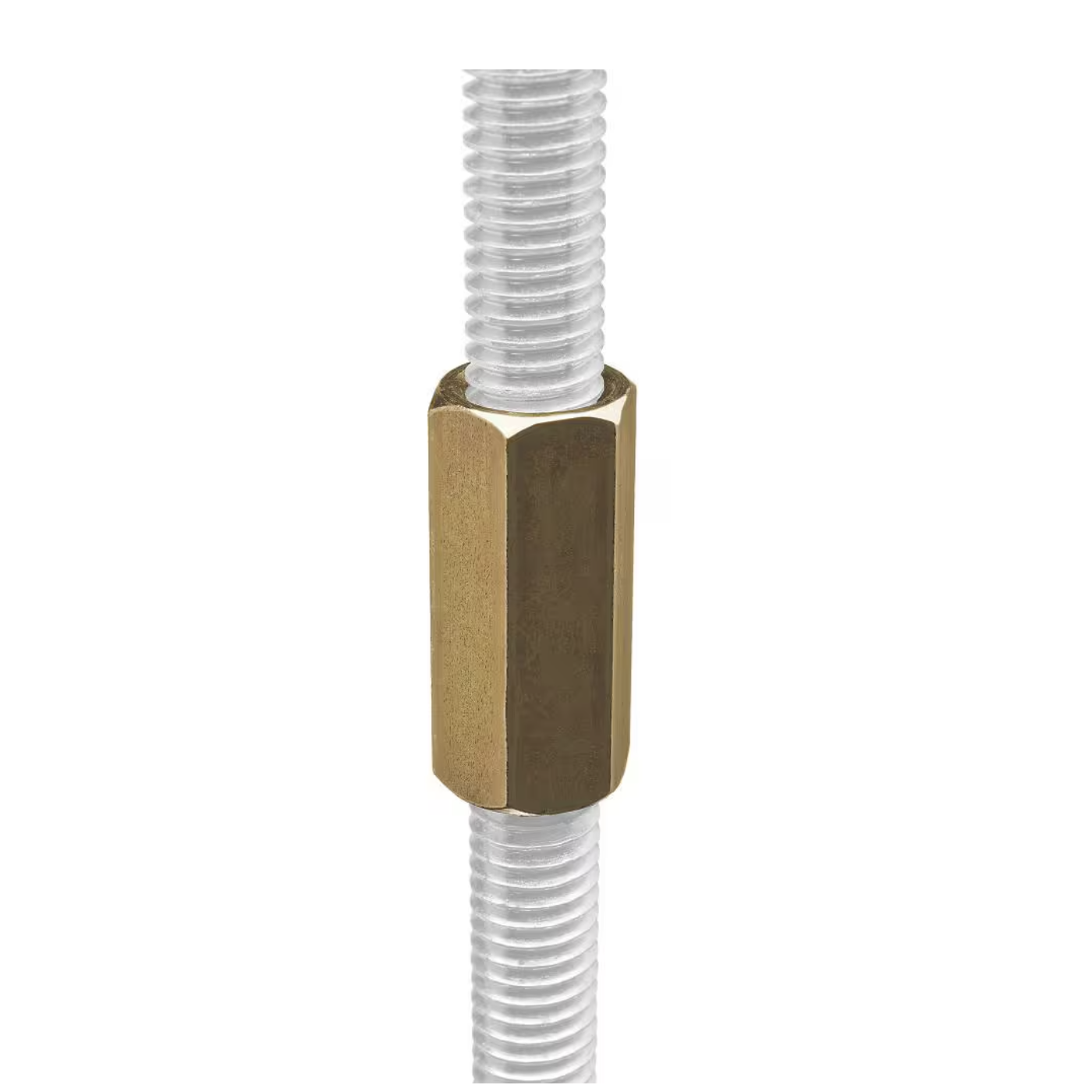 Superstrut 3/8 in. Threaded Rod Coupling - Gold Galvanized Strut Fitting (5 Pack)