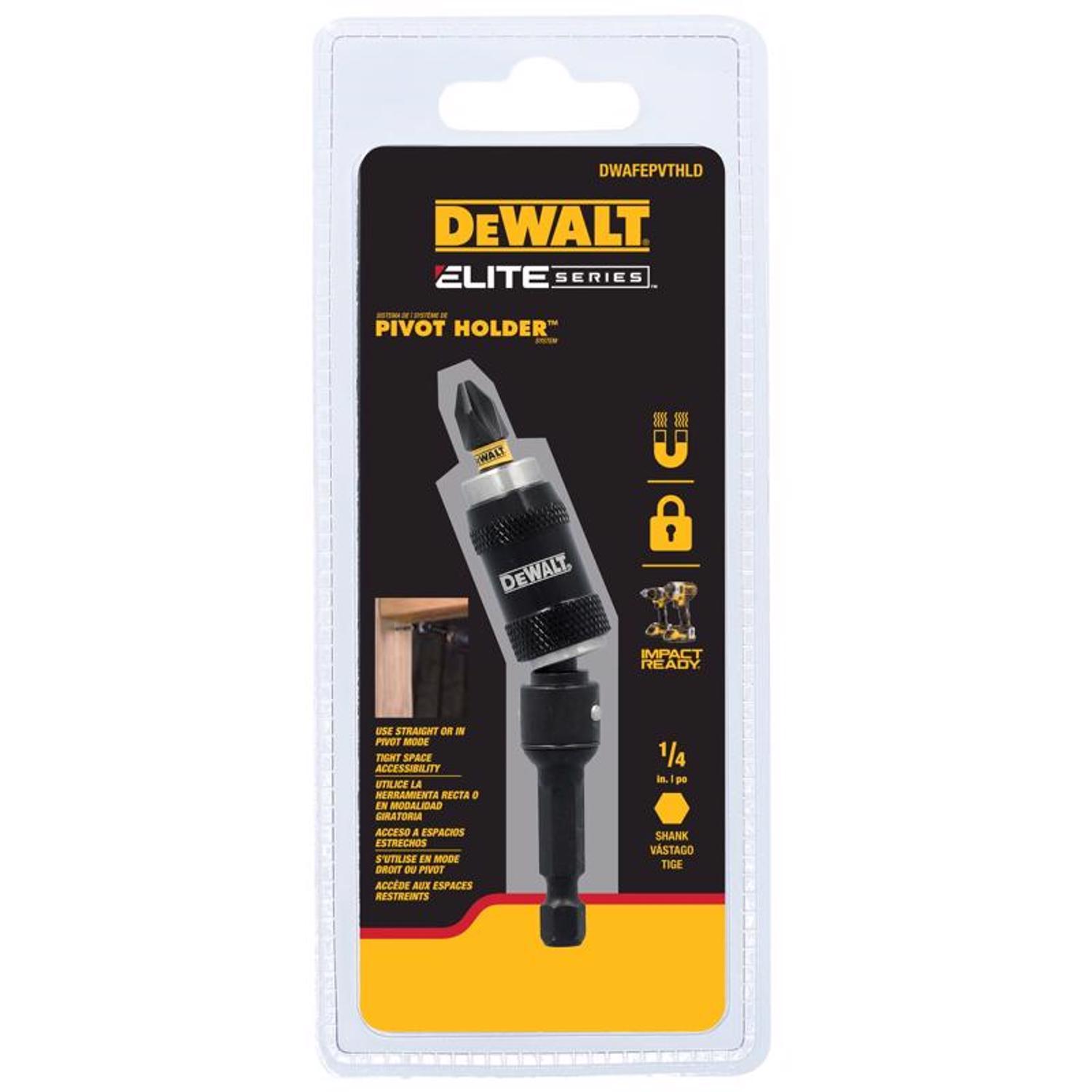 DeWalt 3-1/2 in. L Screwdriver Bit Holder Heat-Treated Steel 1 pc