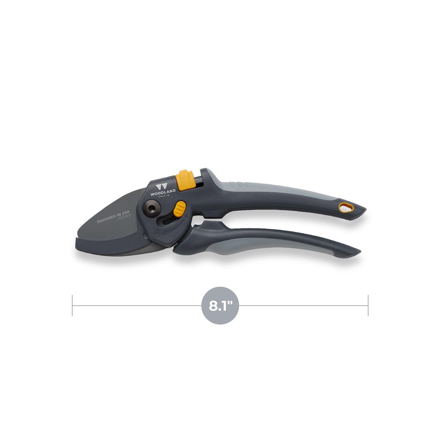 Woodland Tools High Carbon Steel Anvil Hand Pruner