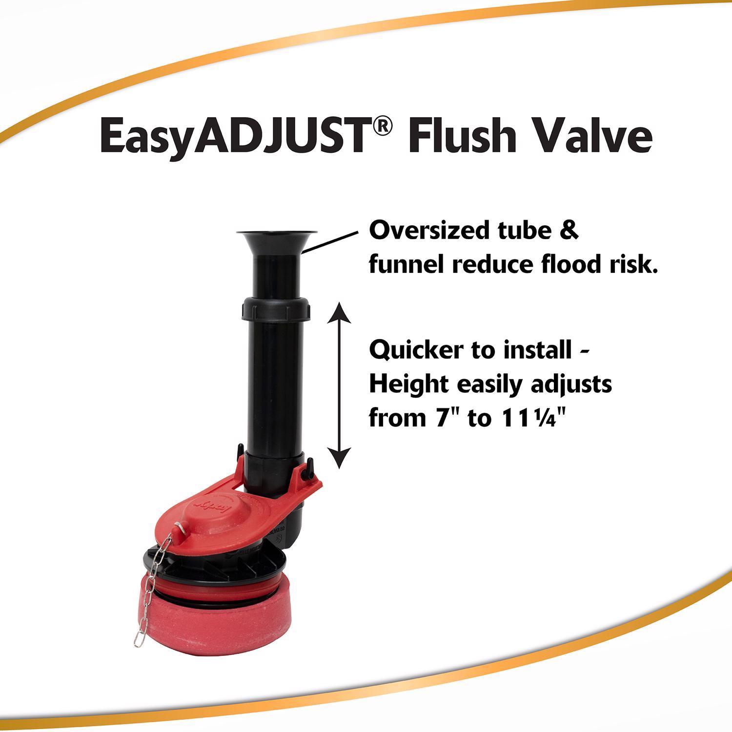Korky Adjustable 2 in. Flush Valve Kit