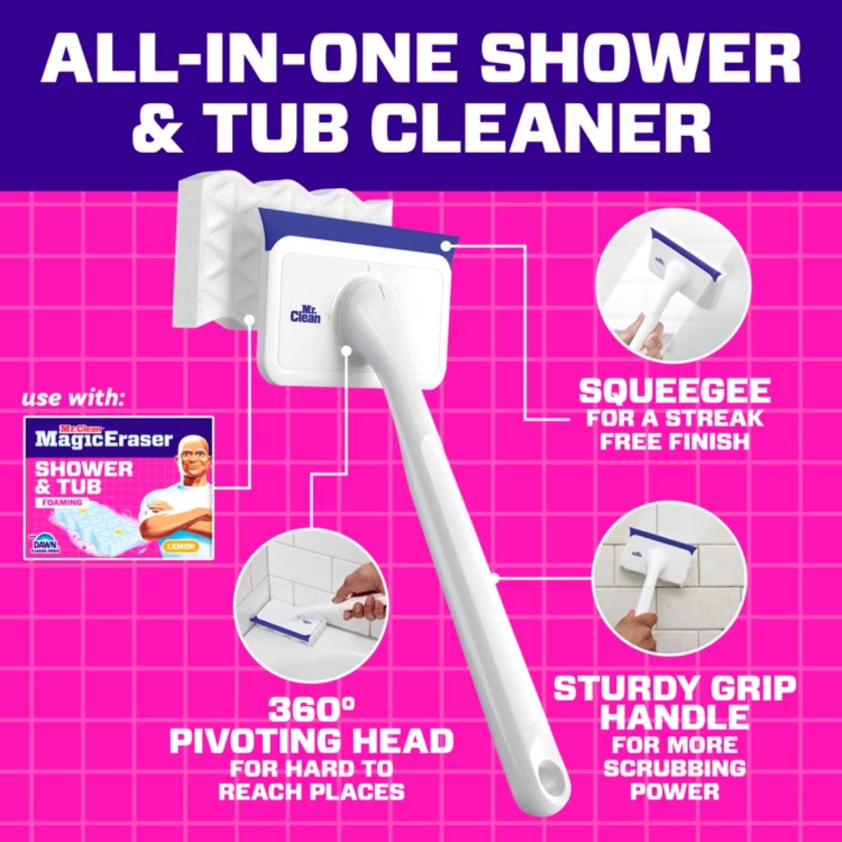 Mr. Clean Magic Eraser Shower & Tub Scrubber