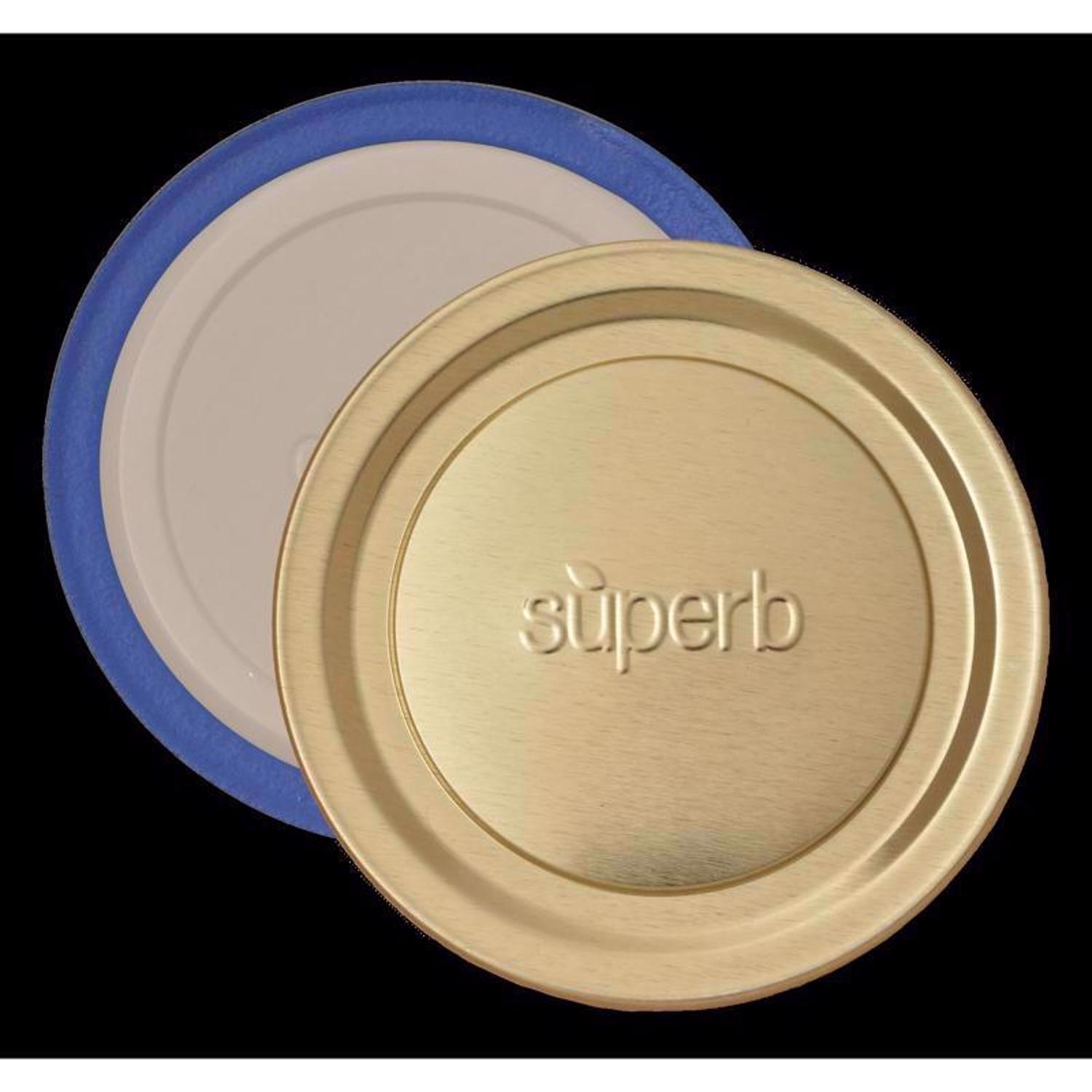 Superb Wide Mouth Canning Lid 12 pk