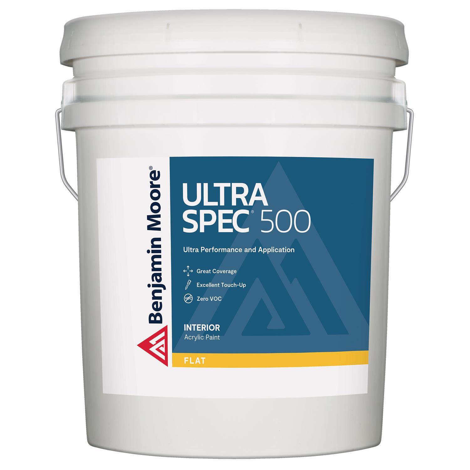 Benjamin Moore Ultra Spec 500 Flat Base 2 Paint Interior 5 gal