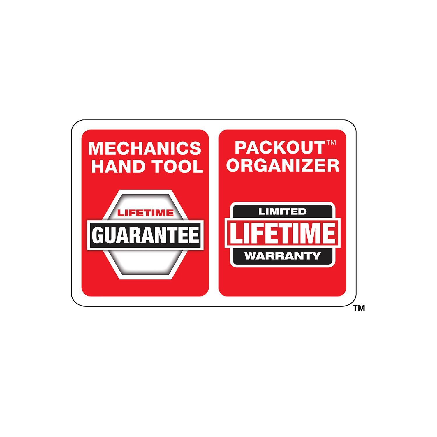 Milwaukee Packout 1/4 and 3/8 in. drive Metric and SAE Ratchet and Socket Set 90 teeth