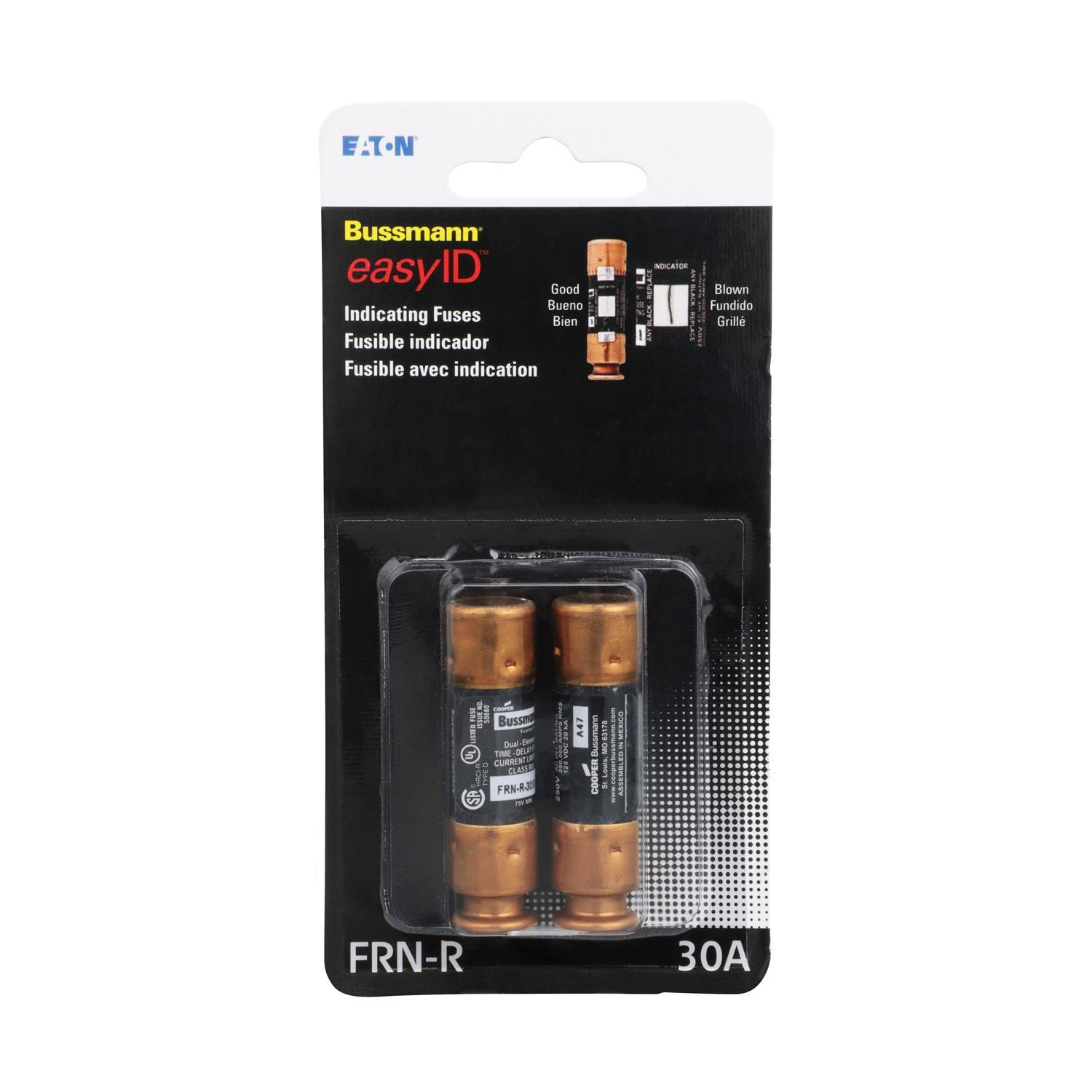 Bussmann EasyID 30 amps Dual Element Time Delay Fuse 2 pk