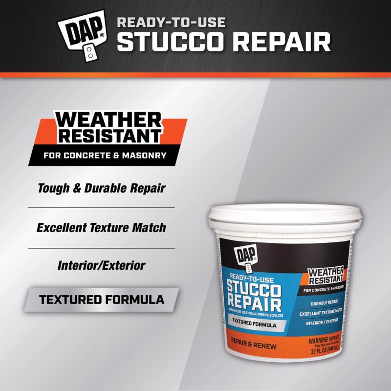 DAP 1 qt Indoor and Outdoor Stucco Patch