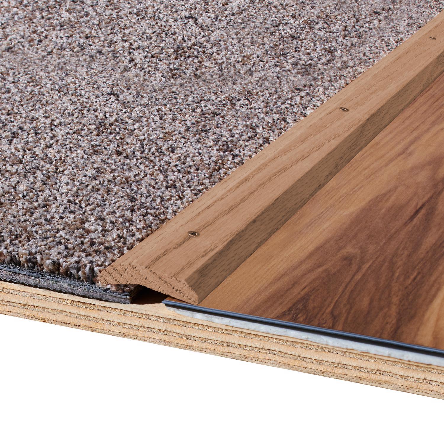 M-D Building Products.88 in. H X 2 in. W X 72 in. L Unfinished Unfinished Hardwood Carpet Trim