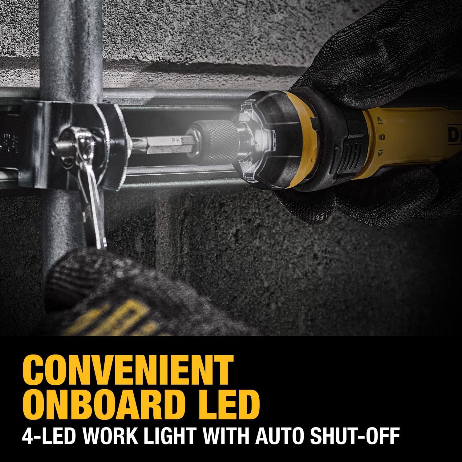 DEWALT 4V MAX Cordless Powered Screwdriver with Bit Set Kit