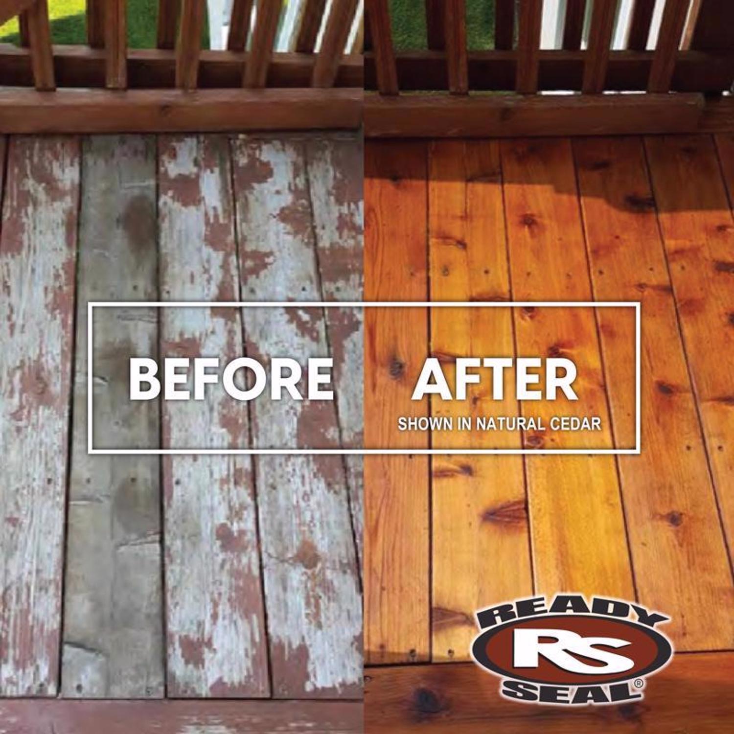 Ready Seal Goof Proof Semi-Transparent Flat Dark Walnut Oil-Based Penetrating Wood Stain/Sealer 1 ga