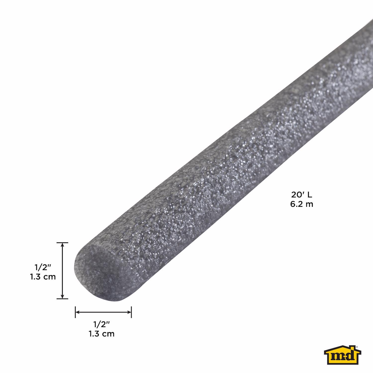 M-D Building Products Gray Foam Caulk Backer Rod For Gaps and Openings 240 in. L X 0.5 in.
