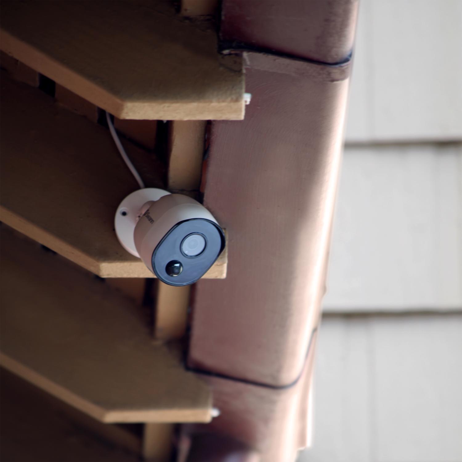 Swann Hardwired Indoor and Outdoor Smart-Enabled DVR Security Camera System