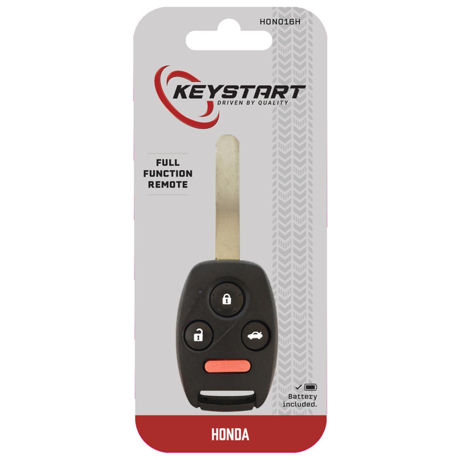 KeyStart HON016 Advanced Security Automotive Remote HD Key For Honda