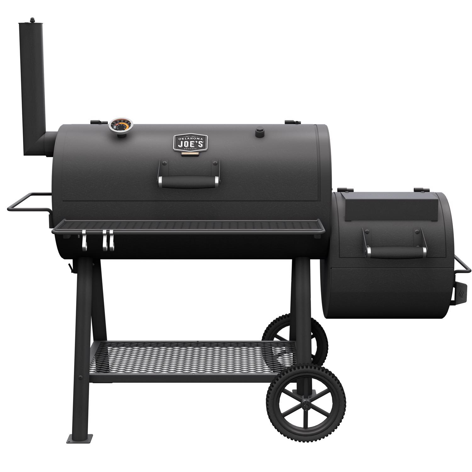 Oklahoma Joe's Highland Charcoal/Wood Offset Smoker Black
