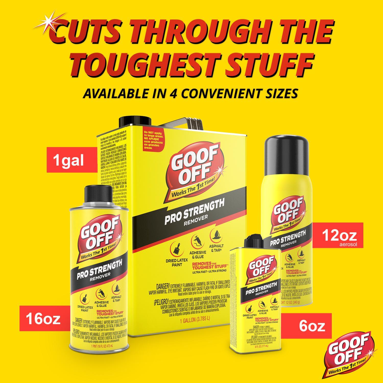 Goof Off Pro Strength Paint Remover 12 oz