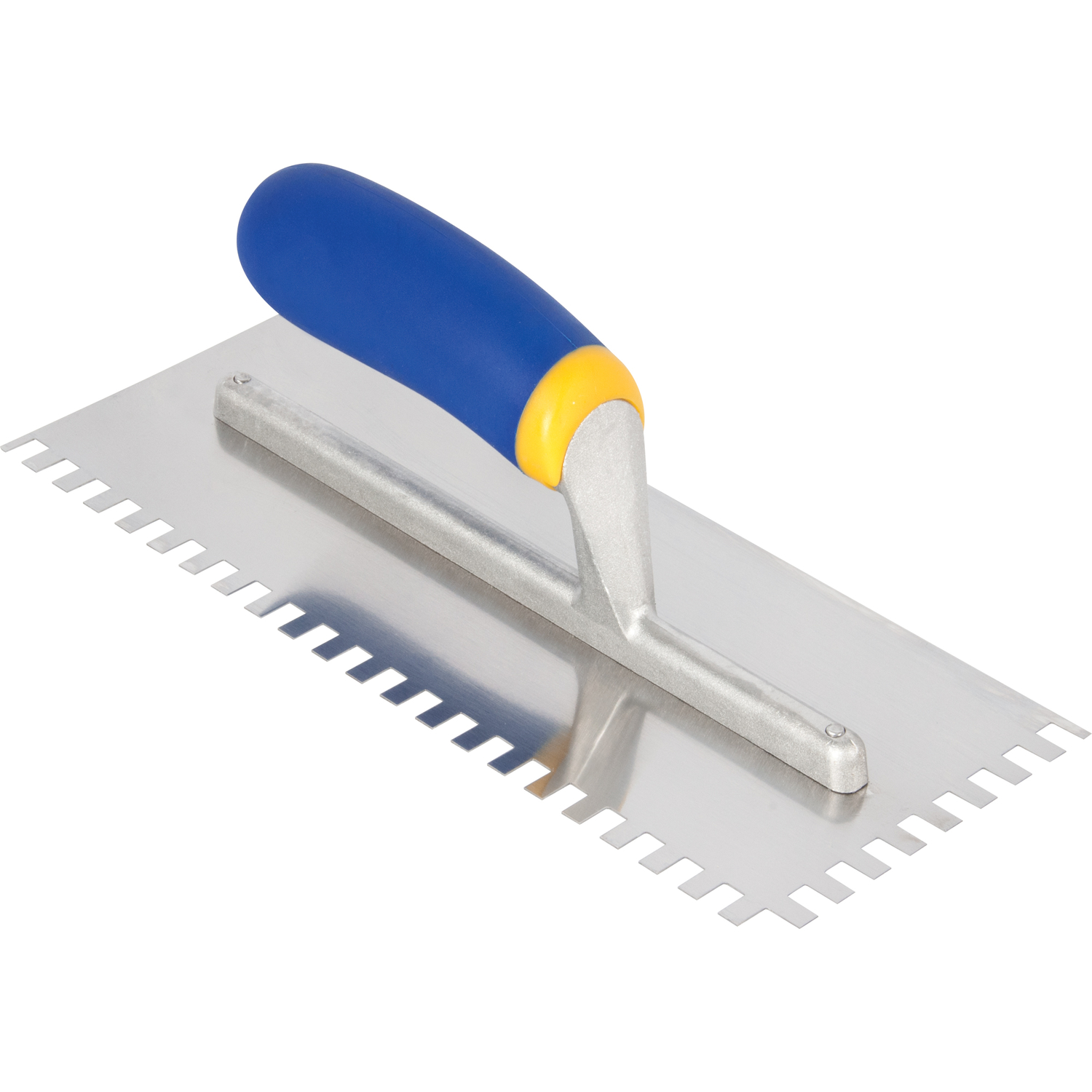 QEP 4.5 in. W X 11 in. L Stainless Steel Square Notch Trowel 1 pk