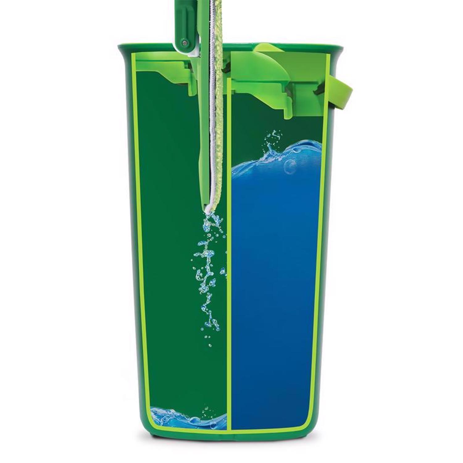 Libman Rinse 'n Wring 13 in. W Microfiber Mop with Bucket