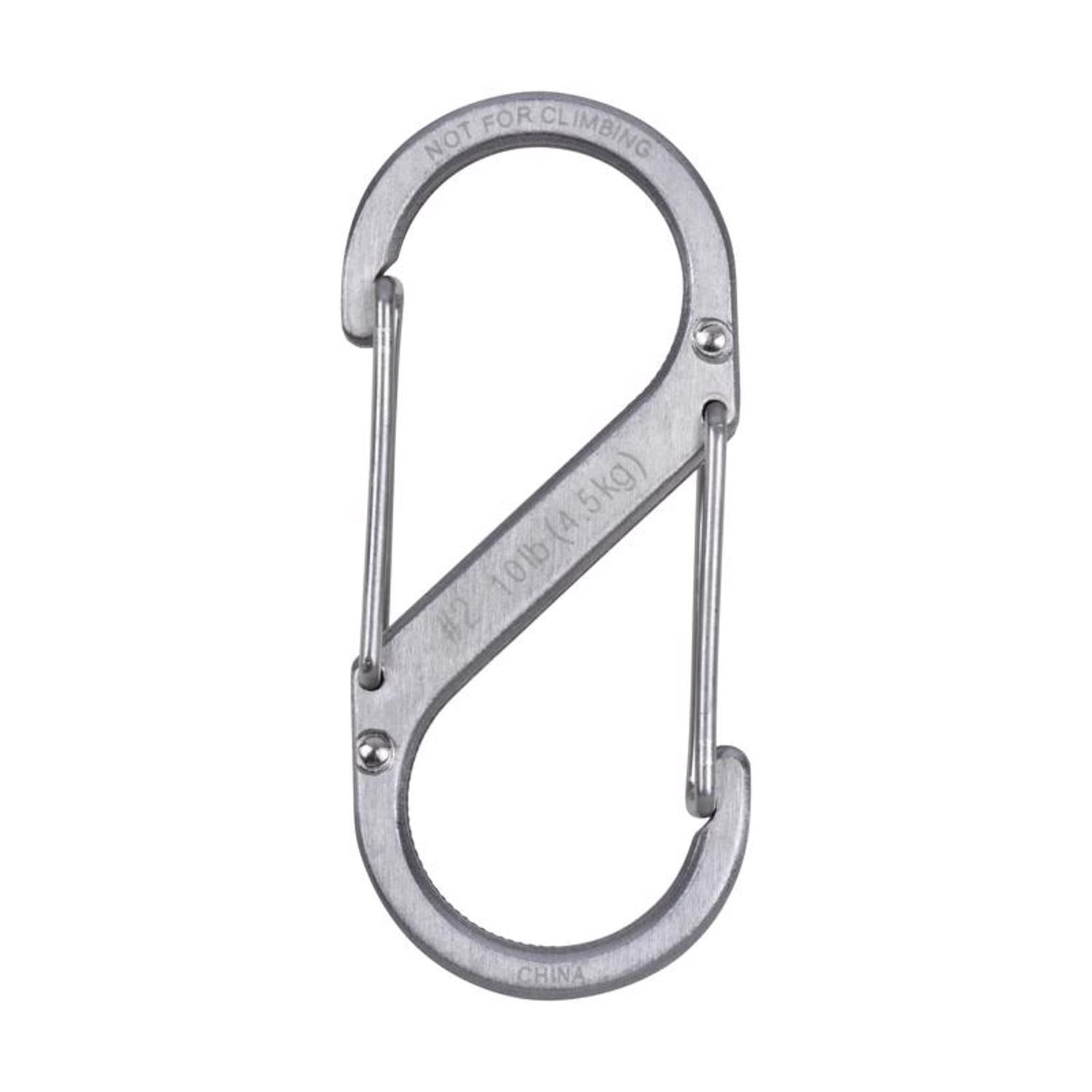 Nite Ize S-Biner Stainless Steel Silver Dual Carabiner S-Biner