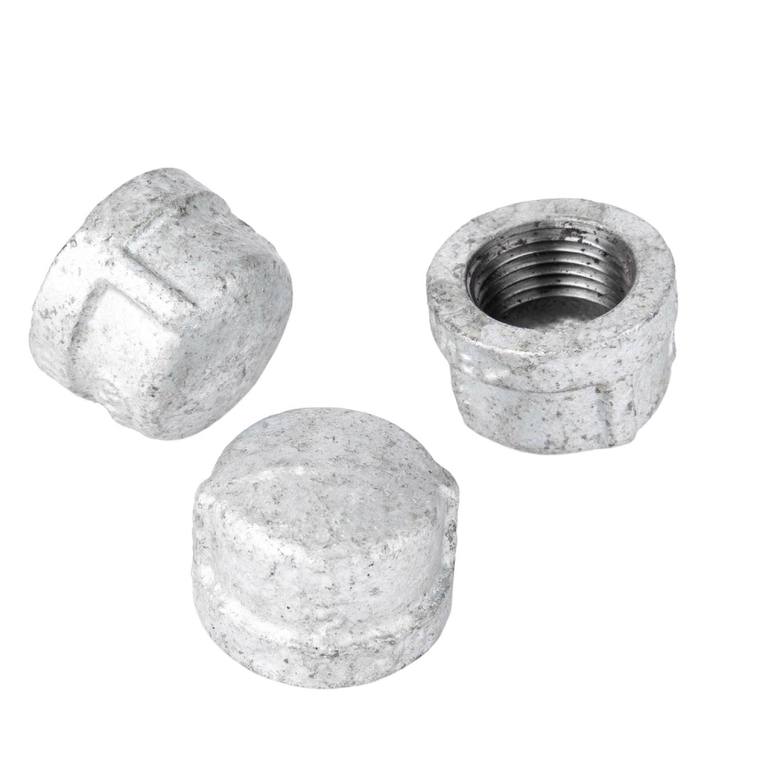 STZ Industries 1 in. FIP each Galvanized Malleable Iron Cap