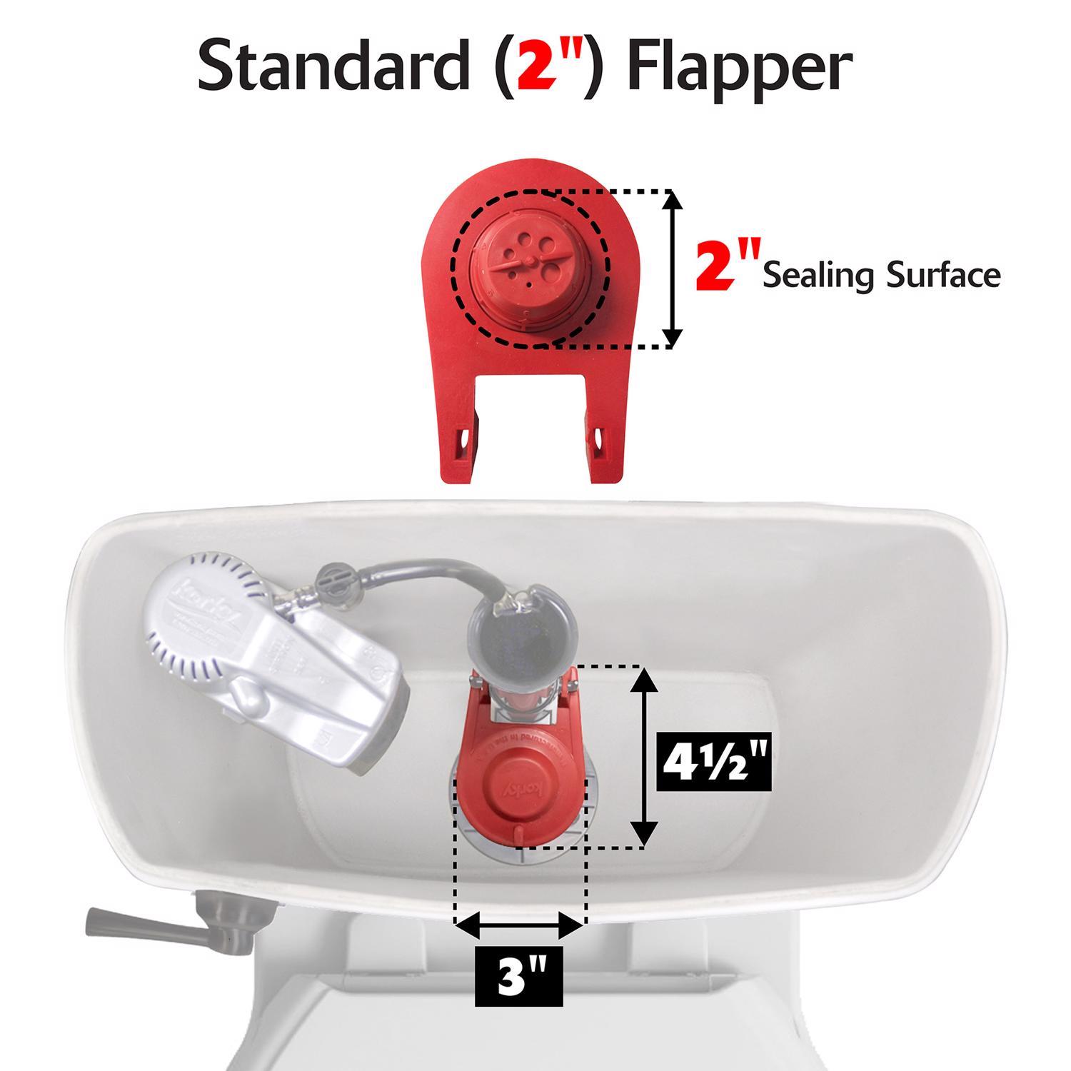 Korky Adjustable 2 in. Flush Valve Kit