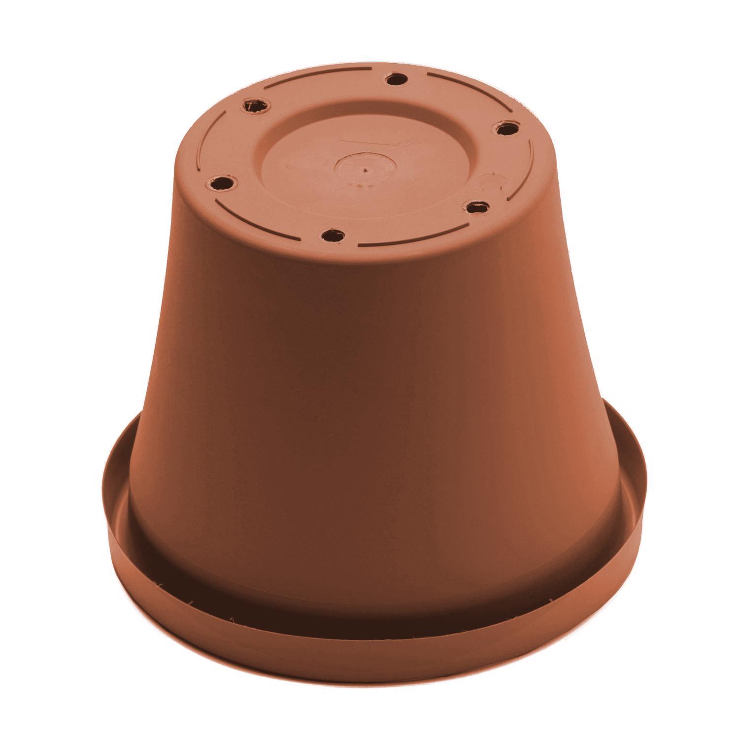 Bloem Terra 17 in. H X 20.5 in. W Resin Traditional Planter Terra Cotta