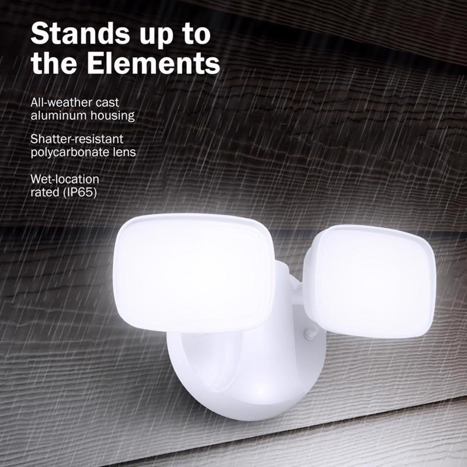 Feit LED Switch Hardwired LED White Security Floodlight