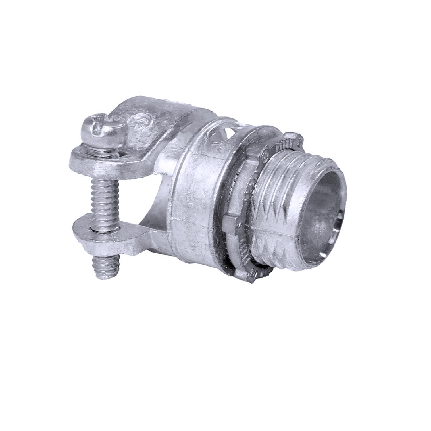 Sigma Engineered Solutions ProConnex 3/4 in. D Die-Cast Zinc Squeeze Connector For AC, MC or FMC/RWF