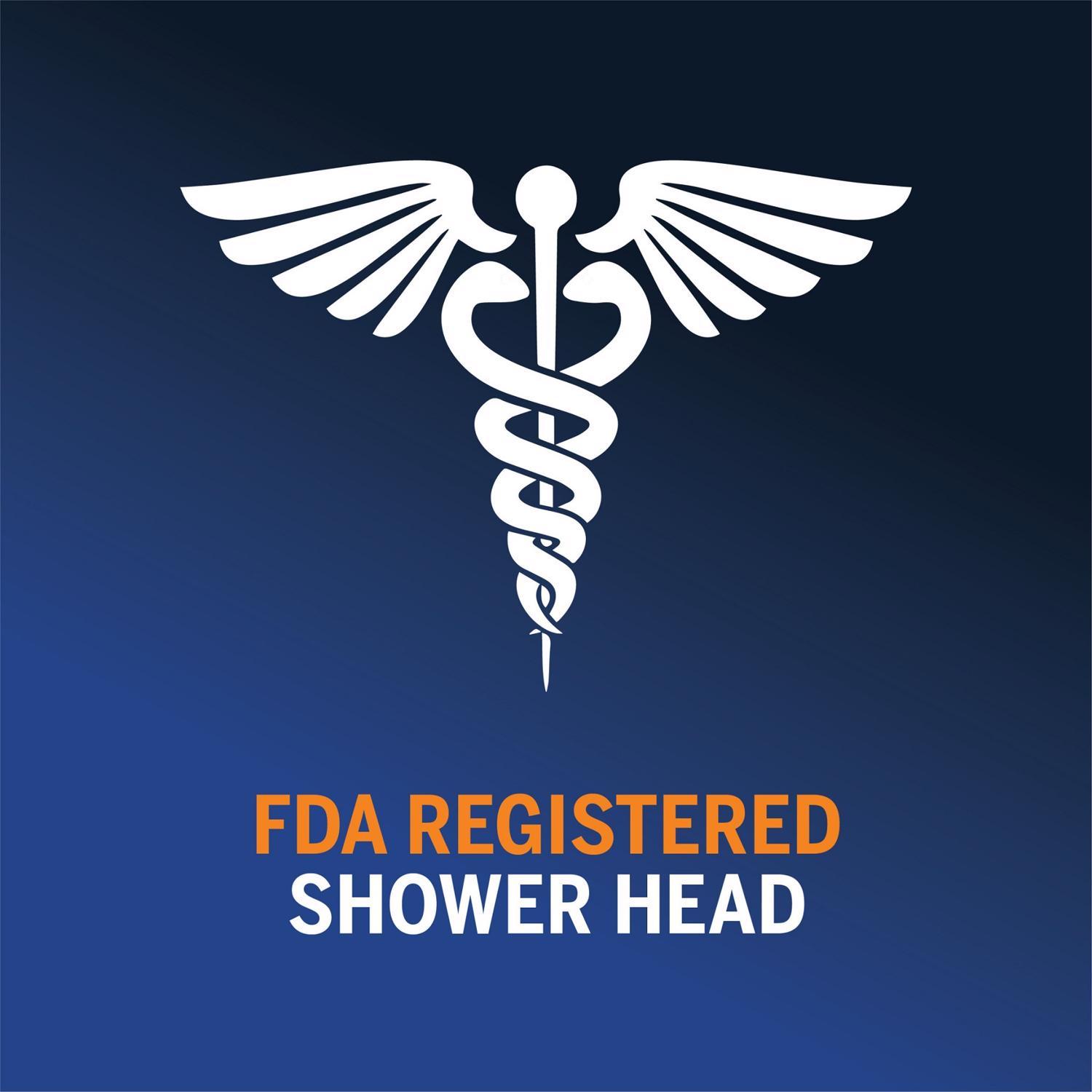 Waterpik PowerPulse+ Chrome 6 settings Wallmount Showerhead 1.8 gpm