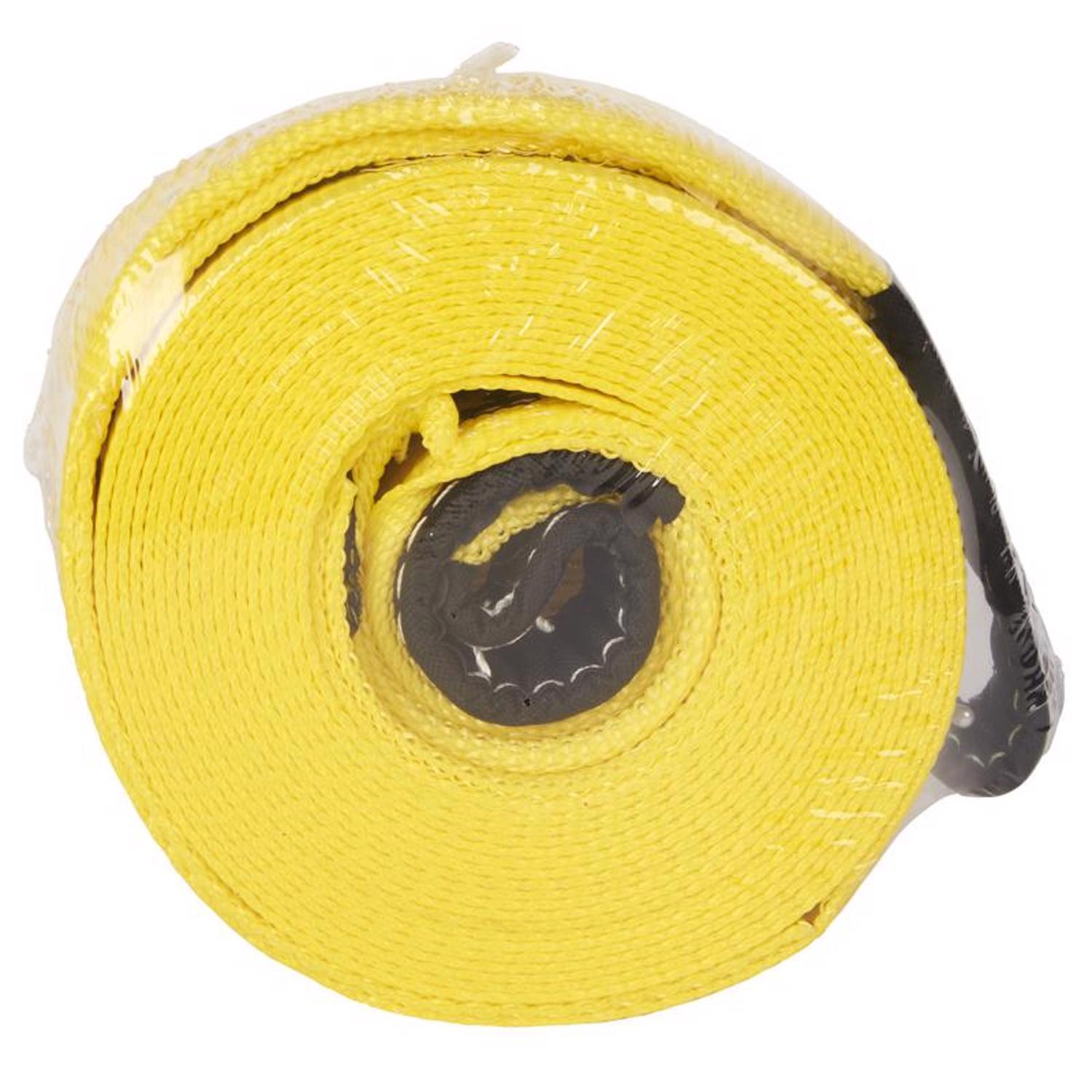 Keeper 4 in. W X 30 ft. L Yellow Vehicle Recovery Strap 10000 lb 1 pk