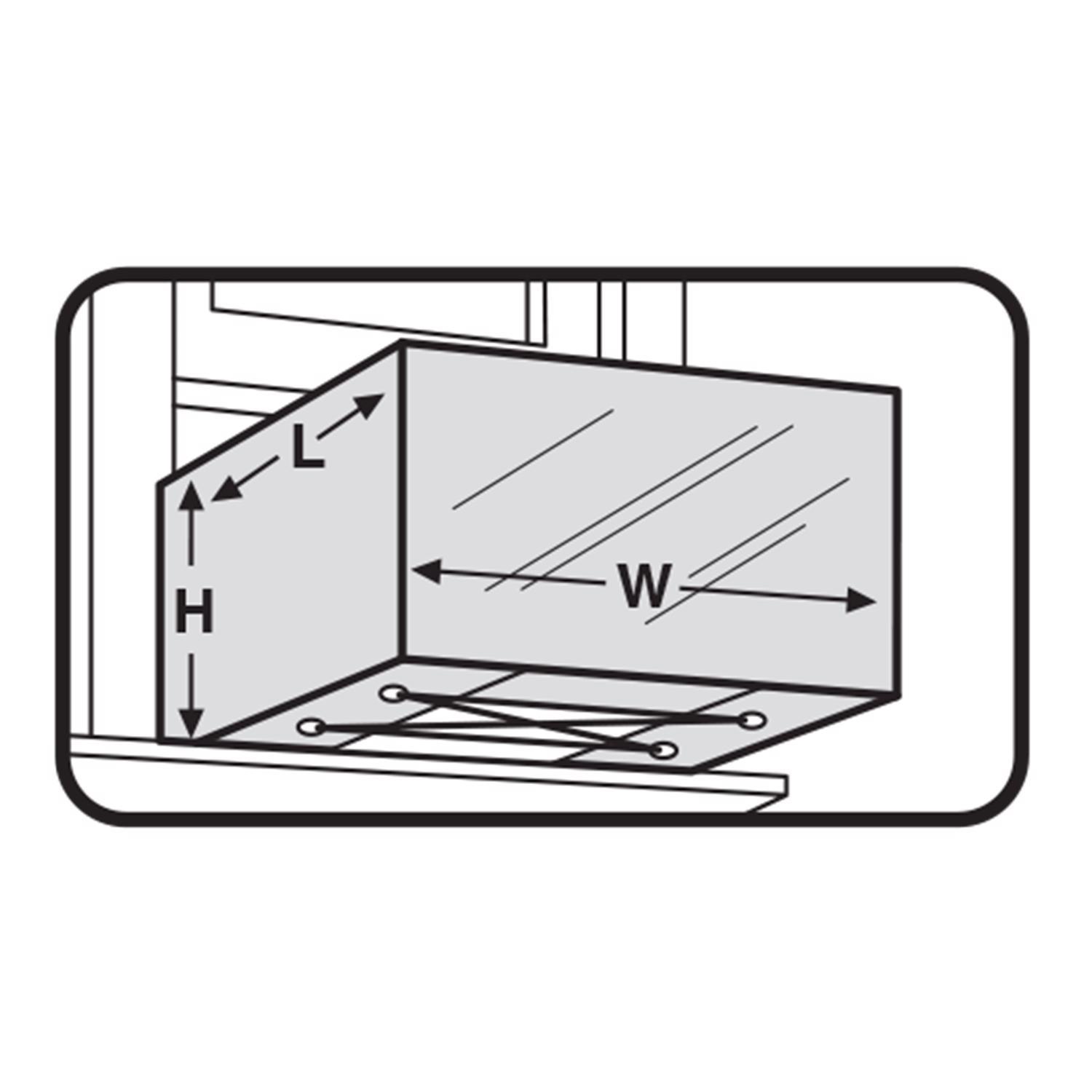 M-D Building Products 16 in. H X 27 in. W Rectangle Outdoor Window Air Conditioner Cover