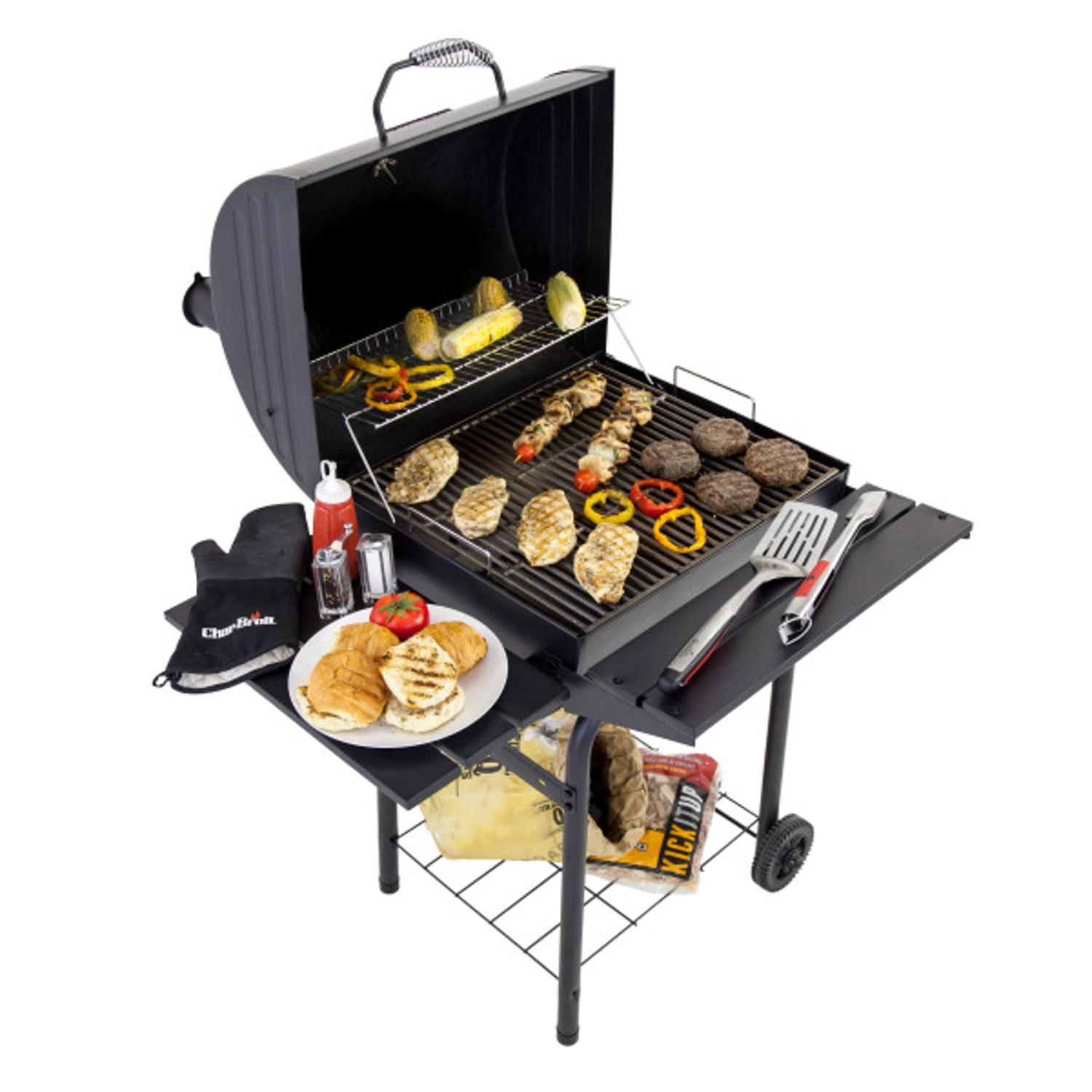 American Gourmet 25 in. Charcoal Grill Black