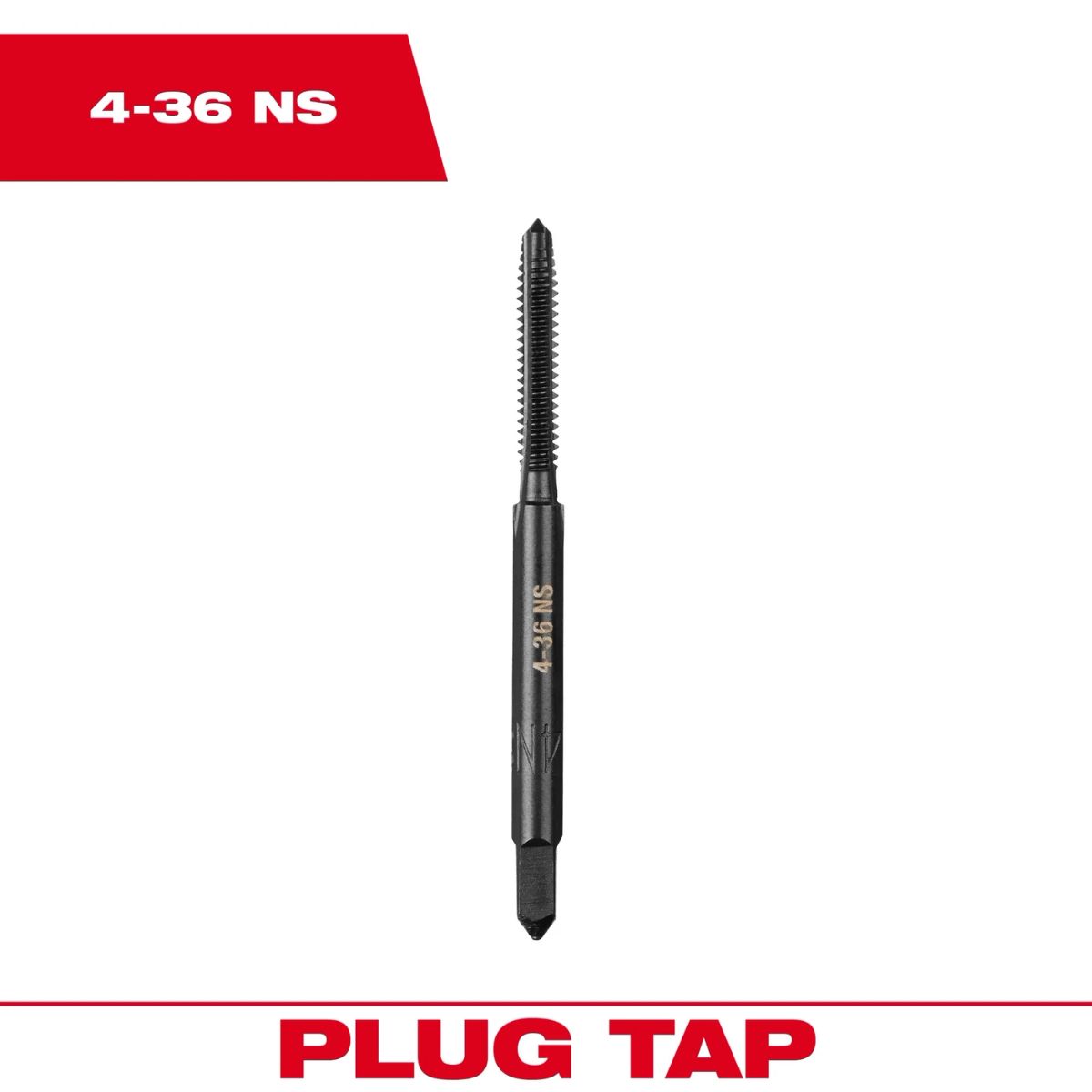 Milwaukee SAE 5/16-18 NC Straight Flute Plug Tap