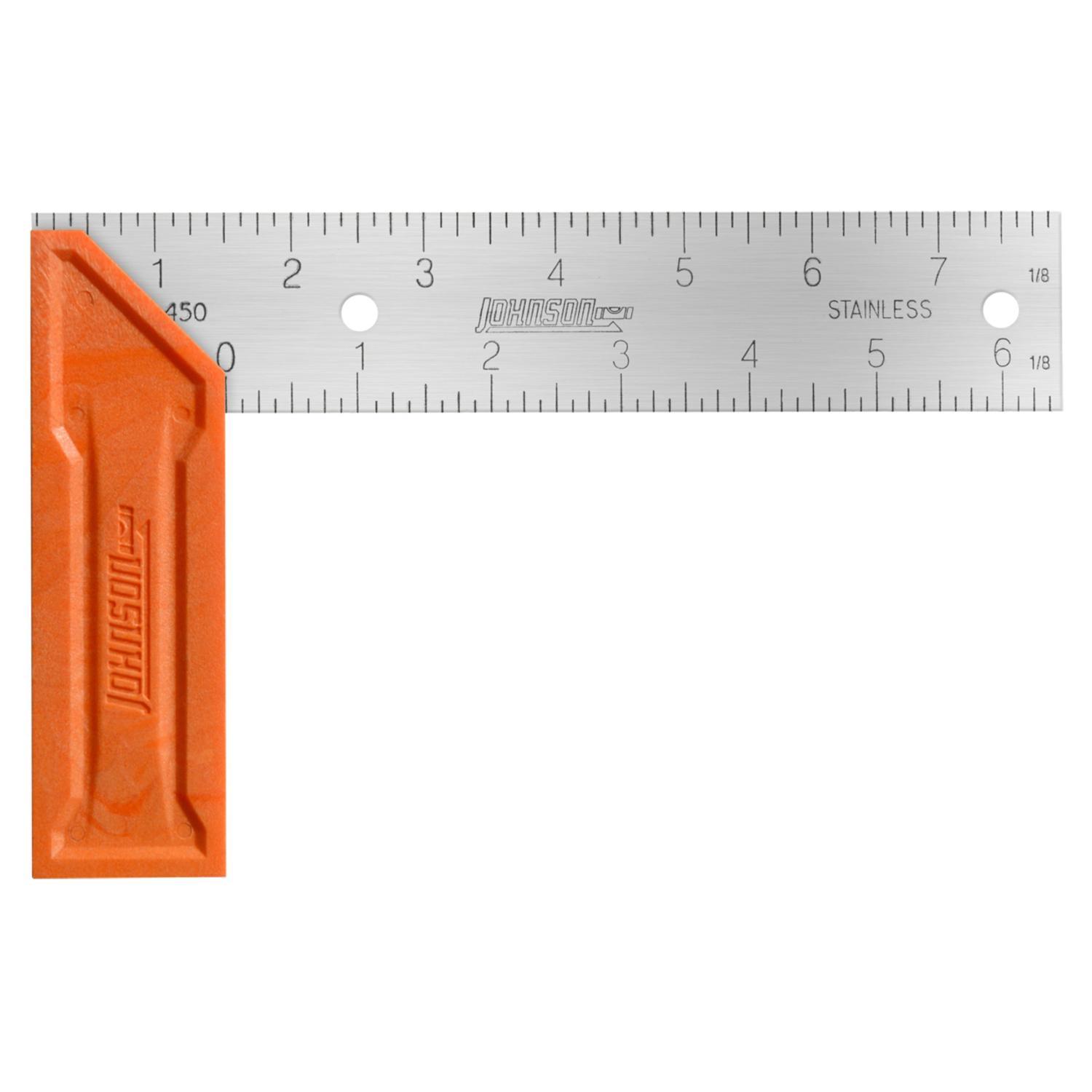 Johnson 8 in. L X 5-1/8 in. H Polystyrene Try Square
