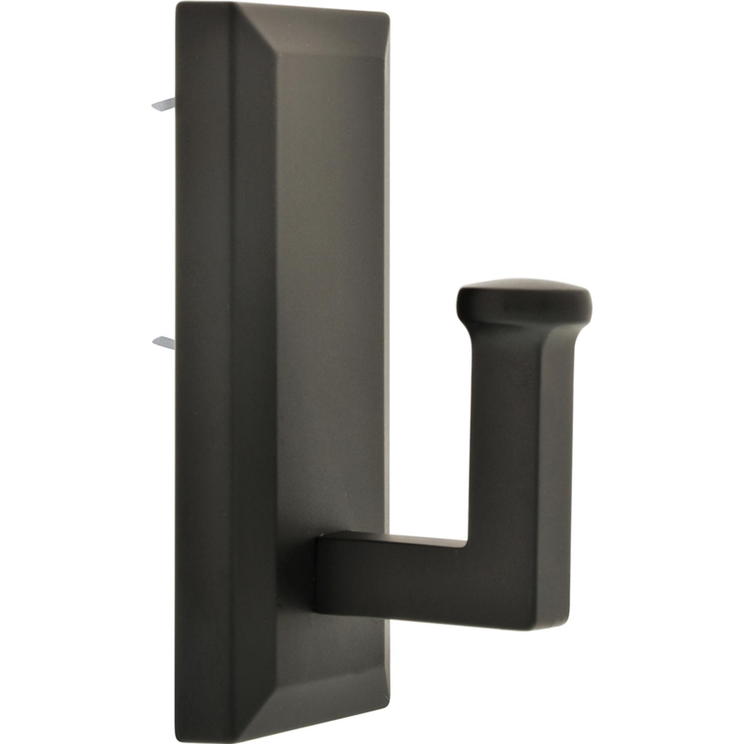 High & Mighty 3.5 in. L Oil Rubbed Bronze Brown Steel Decorative Hooks 25 lb. cap. 1 pk
